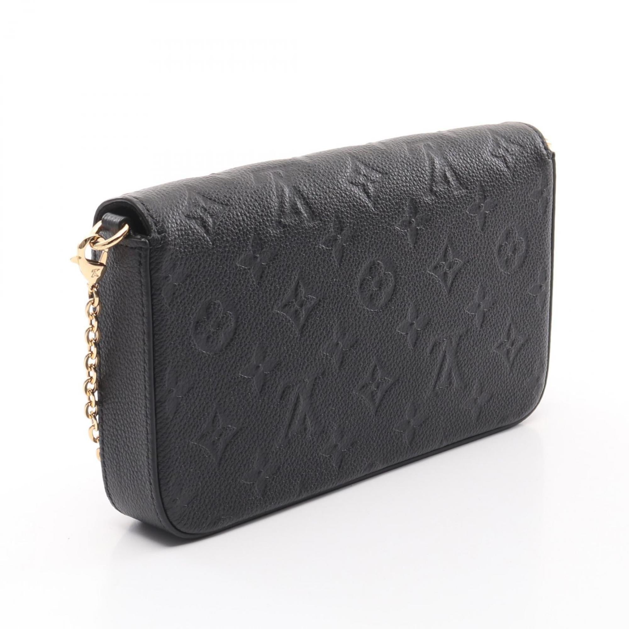 Louis Vuitton Black Monogram Empreinte Pochette Pouch Shoulder Bag