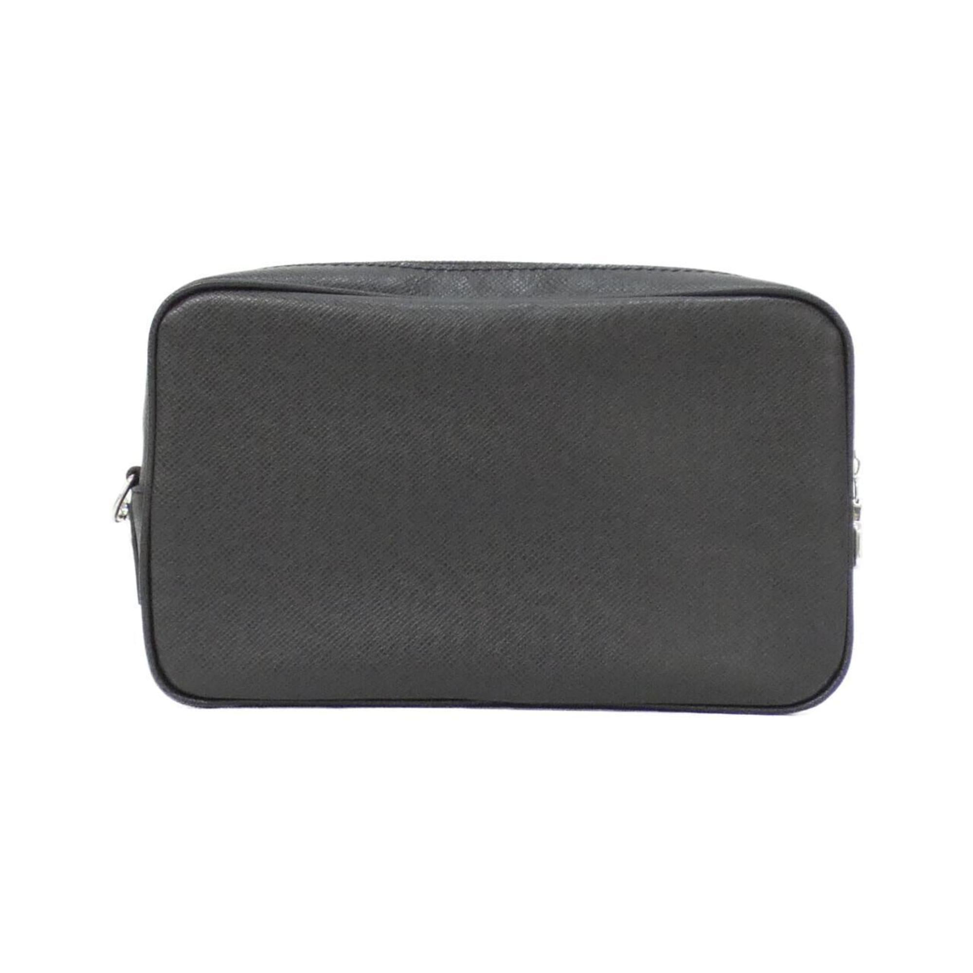 Louis Vuitton Black Leather Pochette