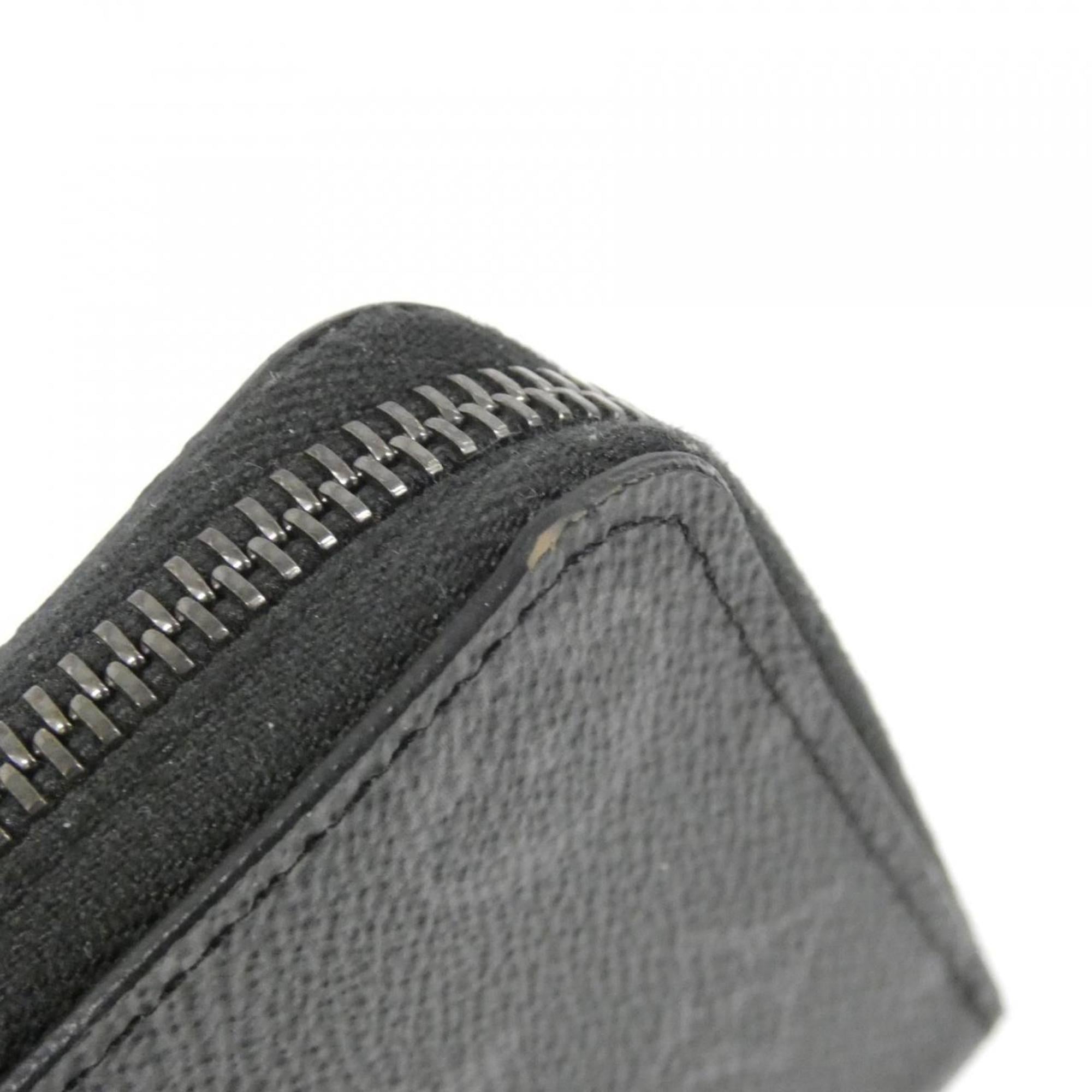 Louis Vuitton Black Coated Canvas Long Wallet