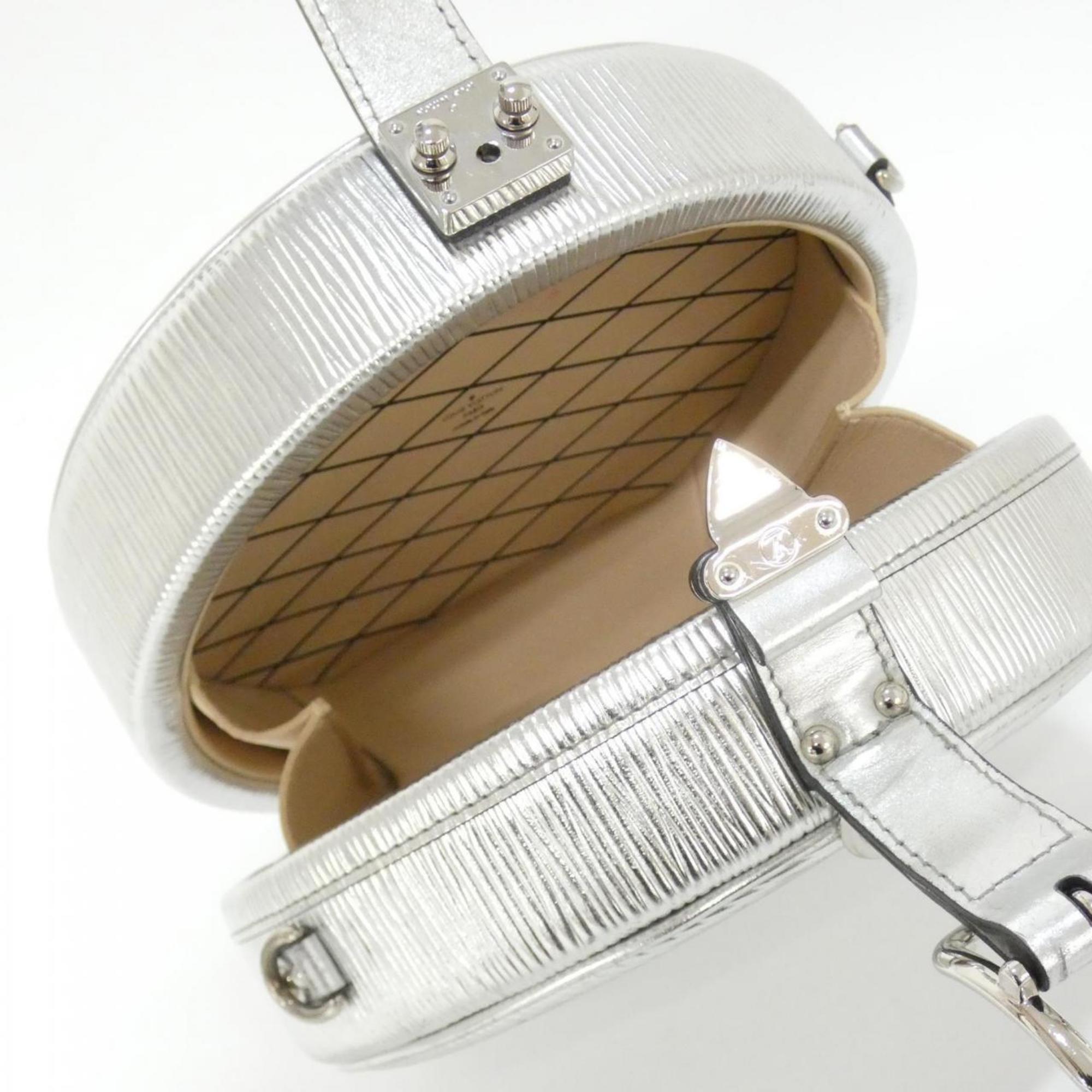 Louis Vuitton Silver Leather Shoulder Bag