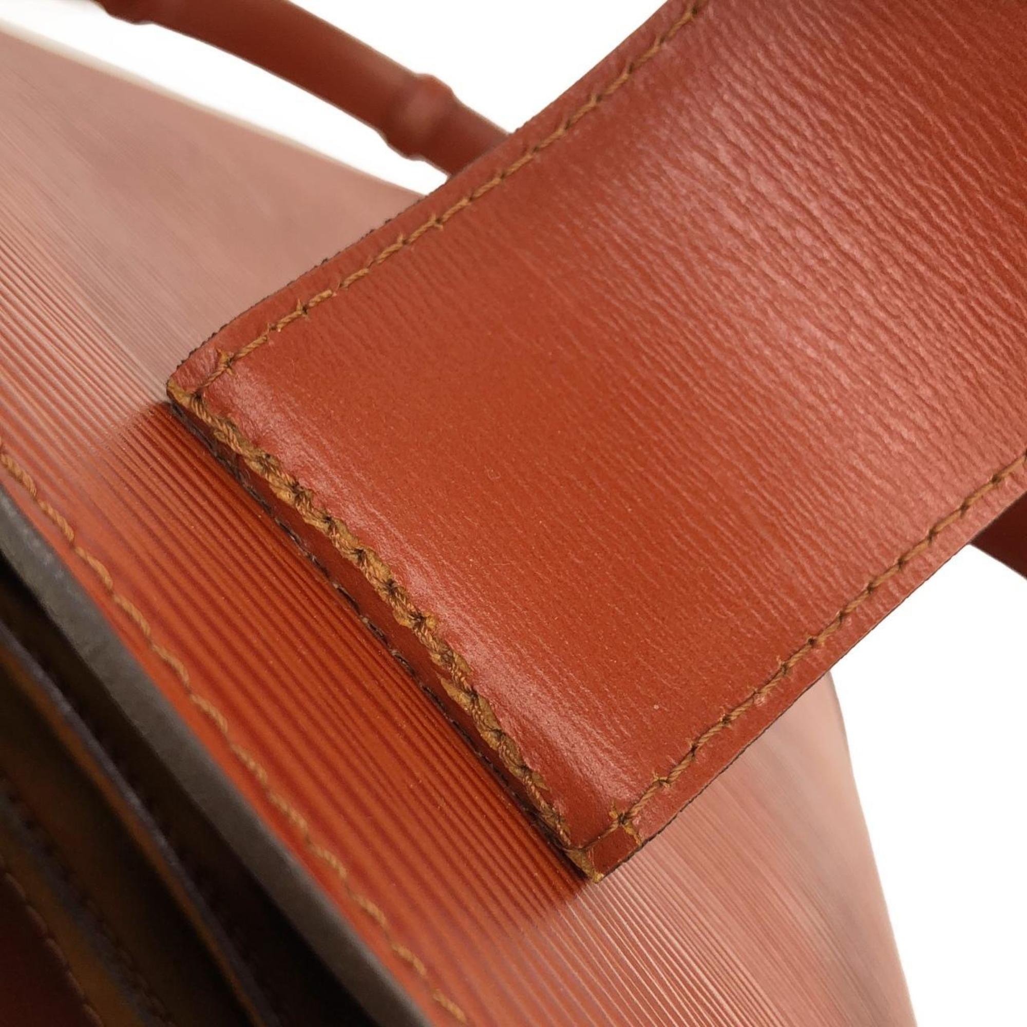 Louis Vuitton Brown Leather Shoulder Bag