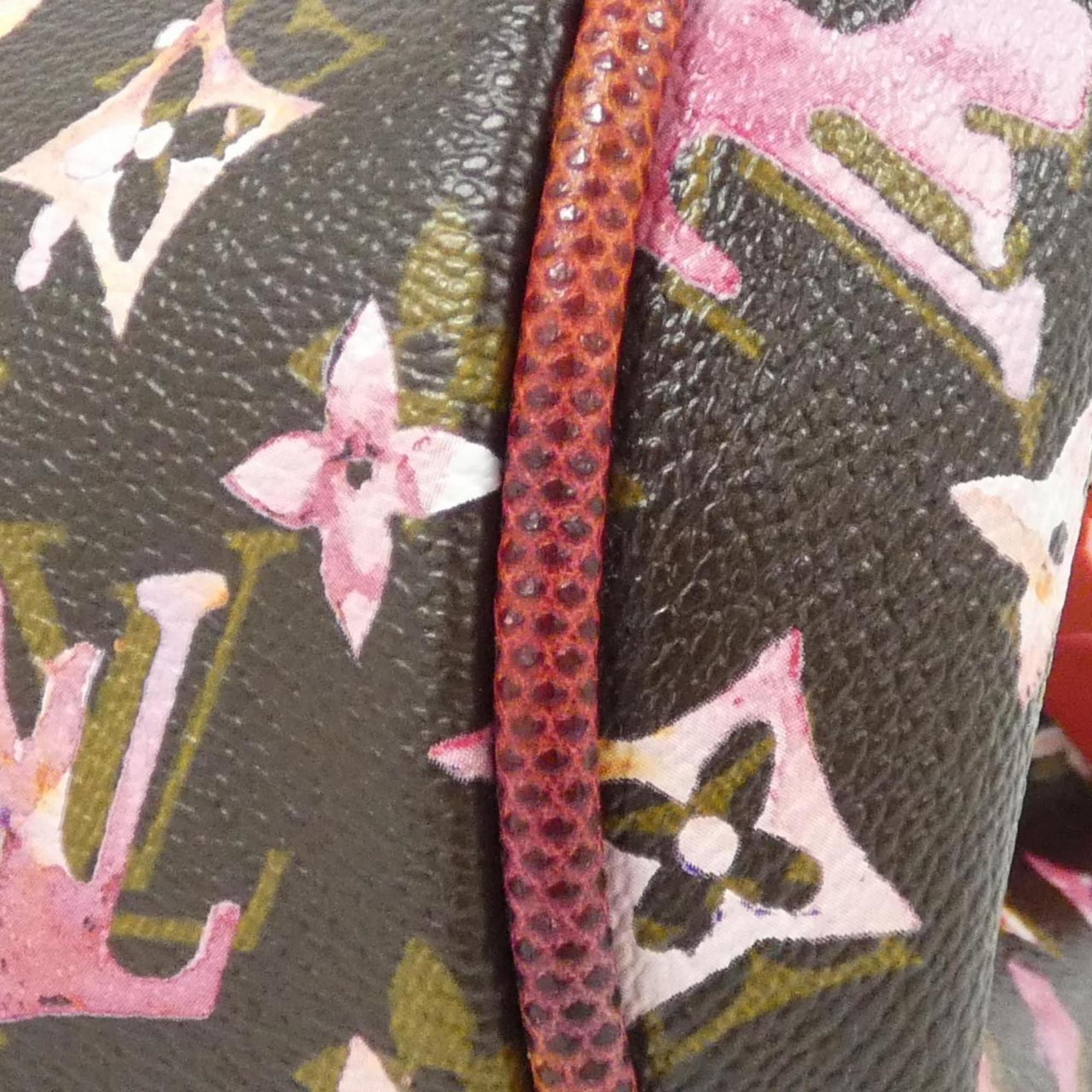 Louis Vuitton Monogram Watercolor Marron Coated Canvas Handbag