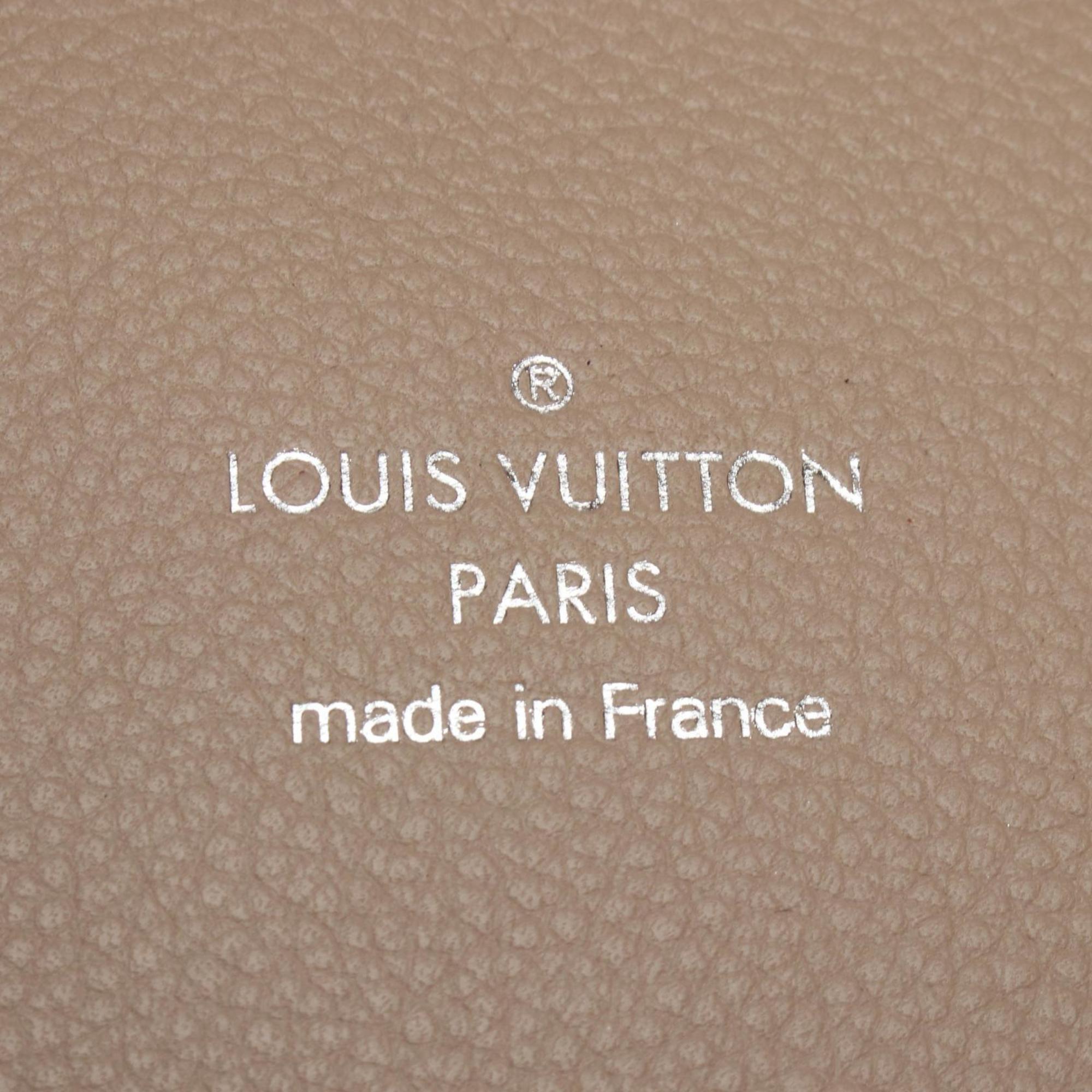 Louis Vuitton Beige Galle Mahina Leather Leather Handbag