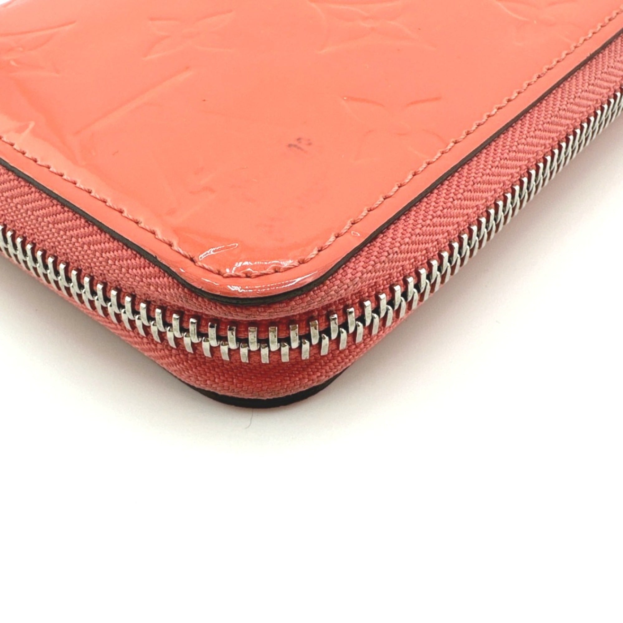 Louis Vuitton Monogram Vernis Rose Litchi Monogram Vernis Long Wallet