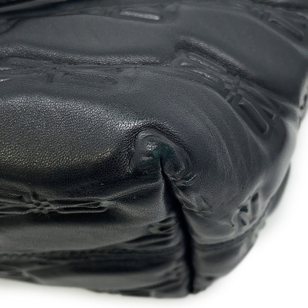 Balenciaga Black Leather Hand