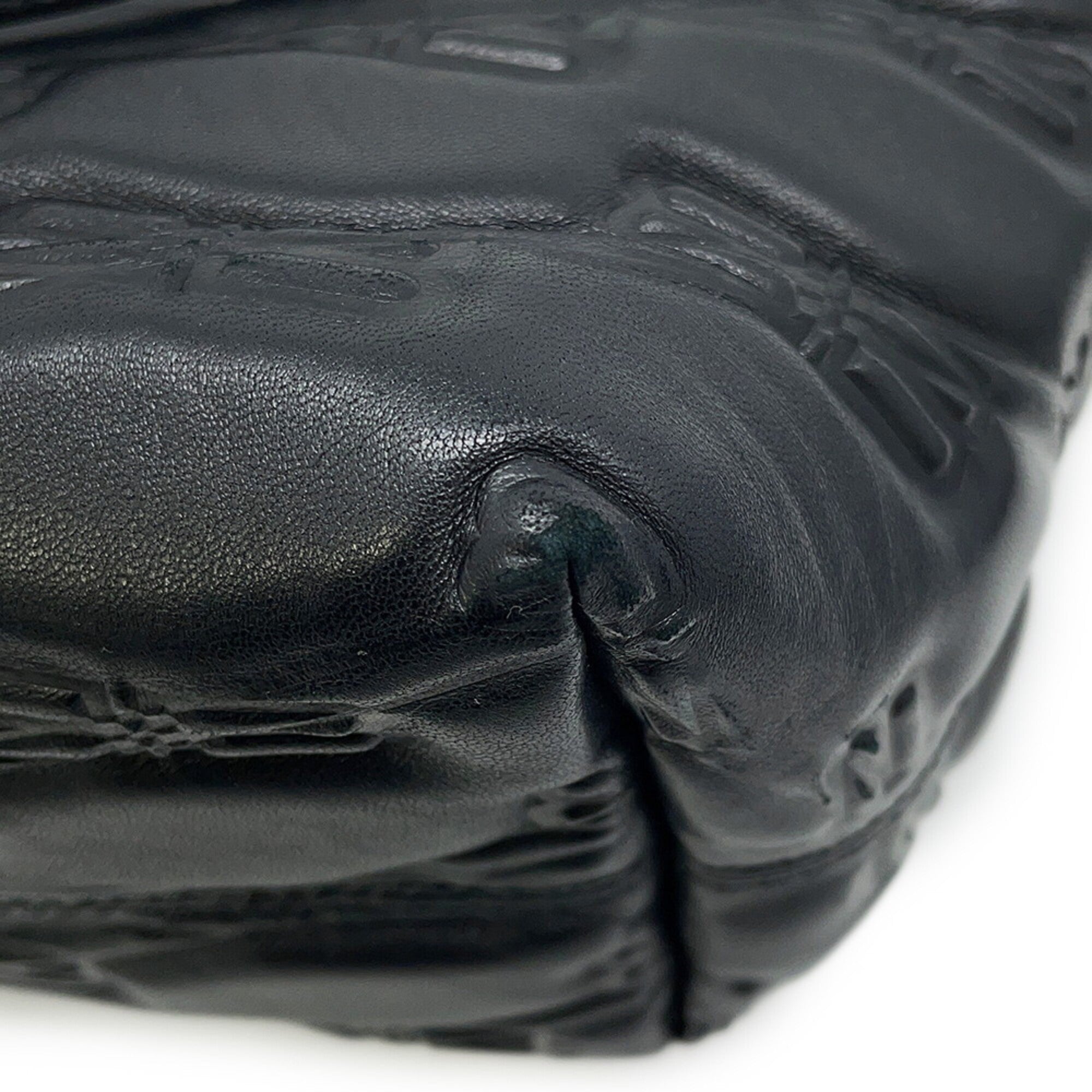 Balenciaga Black Leather Hand