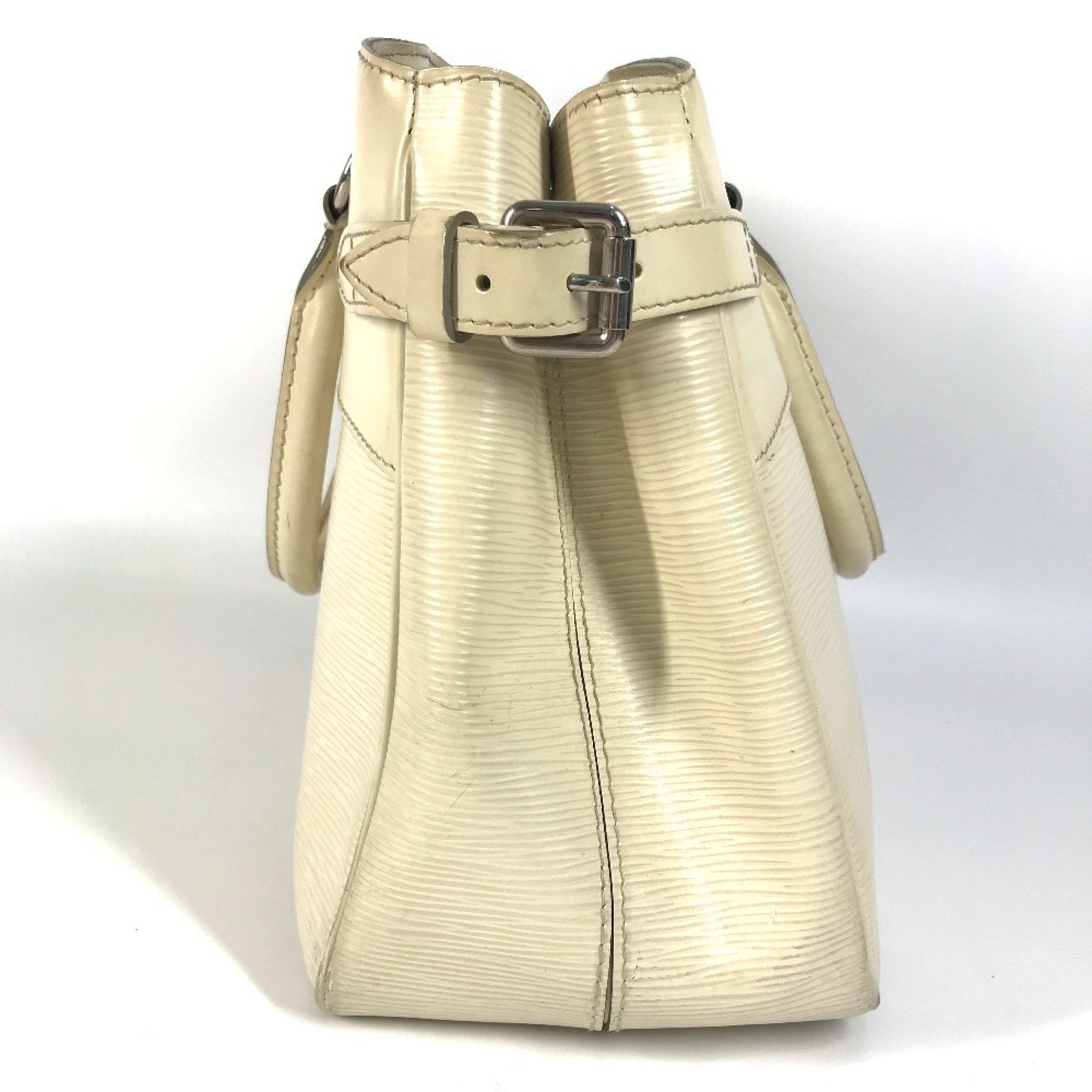 Louis Vuitton Lv Off White White Epi Leather Handbag Tote Bag