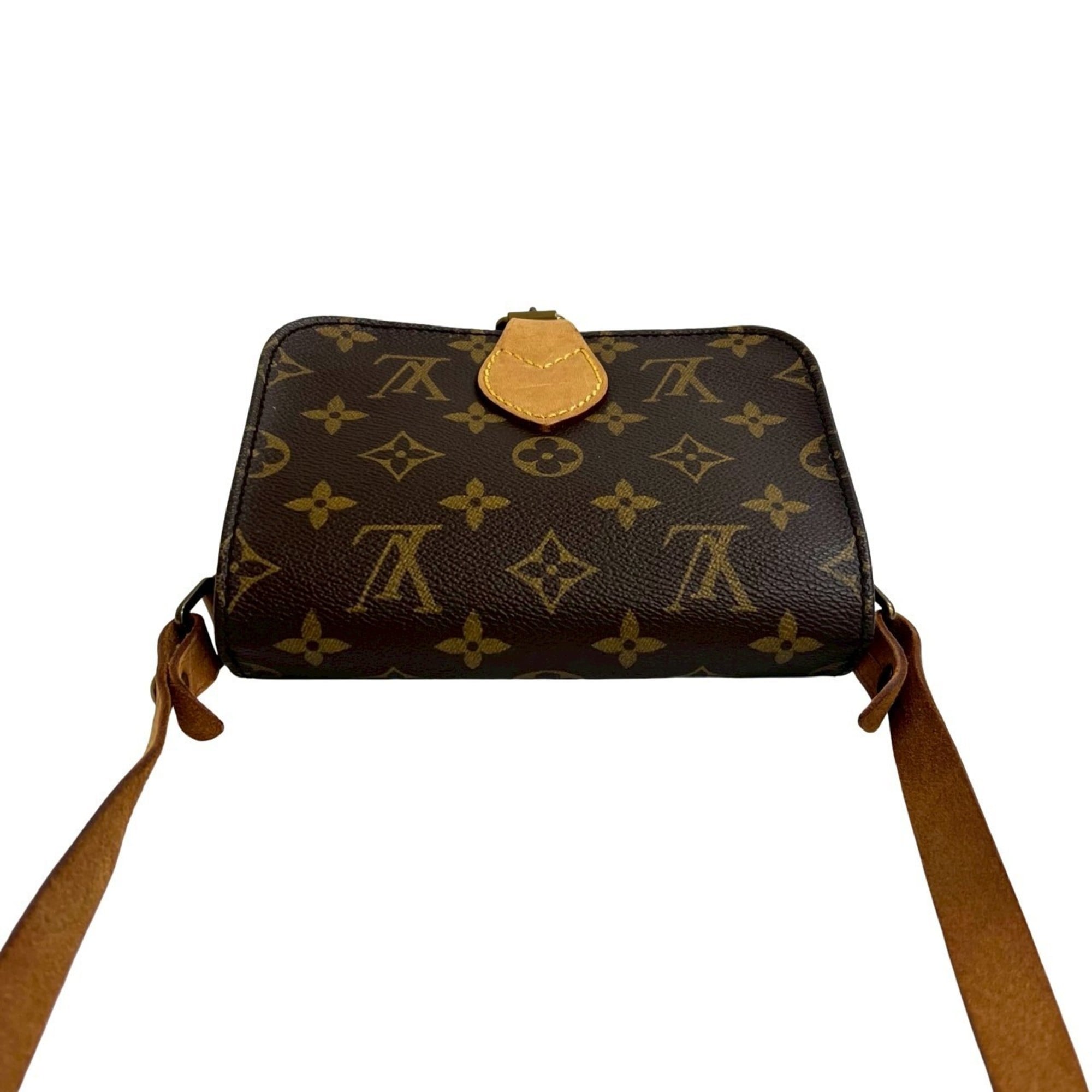 Louis Vuitton Brown Leather Pvc Pochette Shoulder Bag