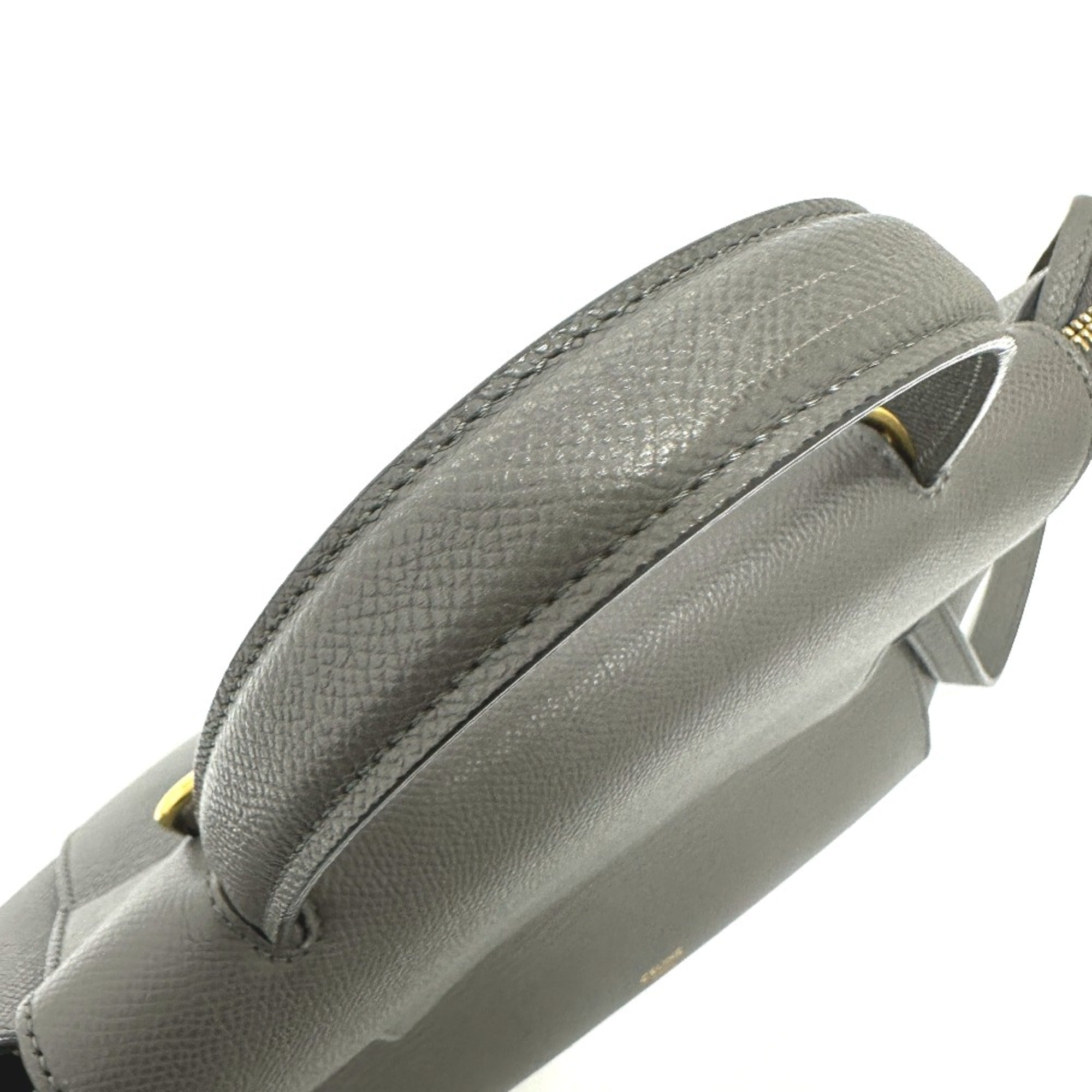 Celine Gray Leather Handbag