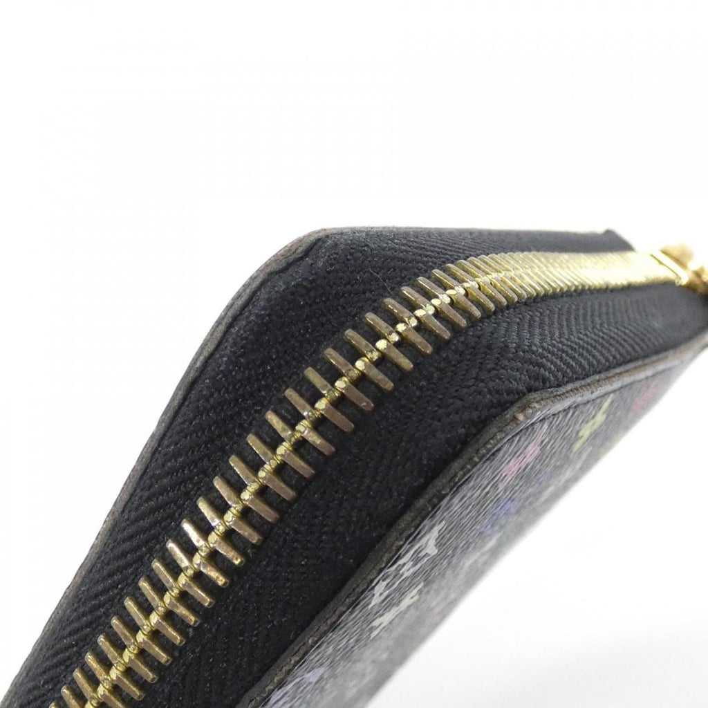 Louis Vuitton Black Grenade Multi-Color Coated Canvas Long Wallet