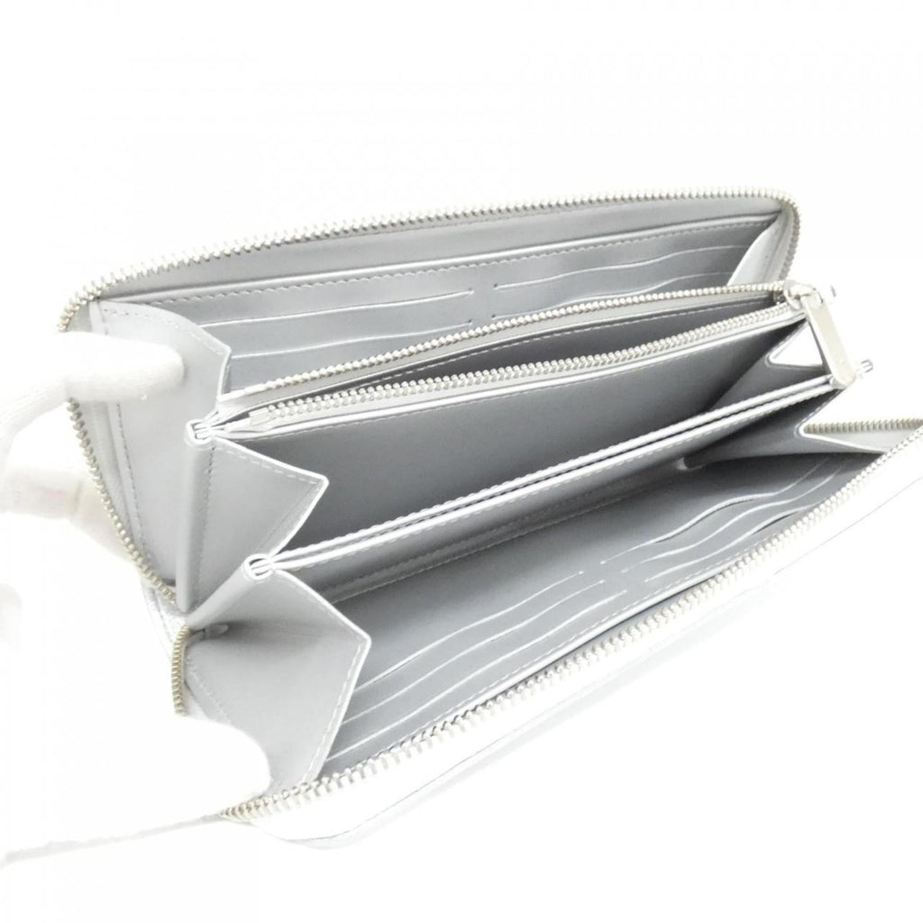 Louis Vuitton Silver Leather Long Wallet