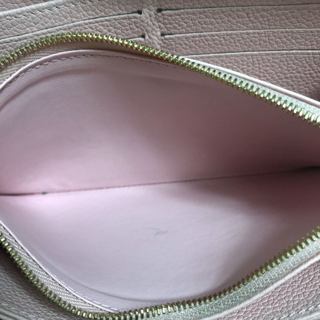 Louis Vuitton Monogram Empreinte Pink Monogram Empreinte Long Wallet