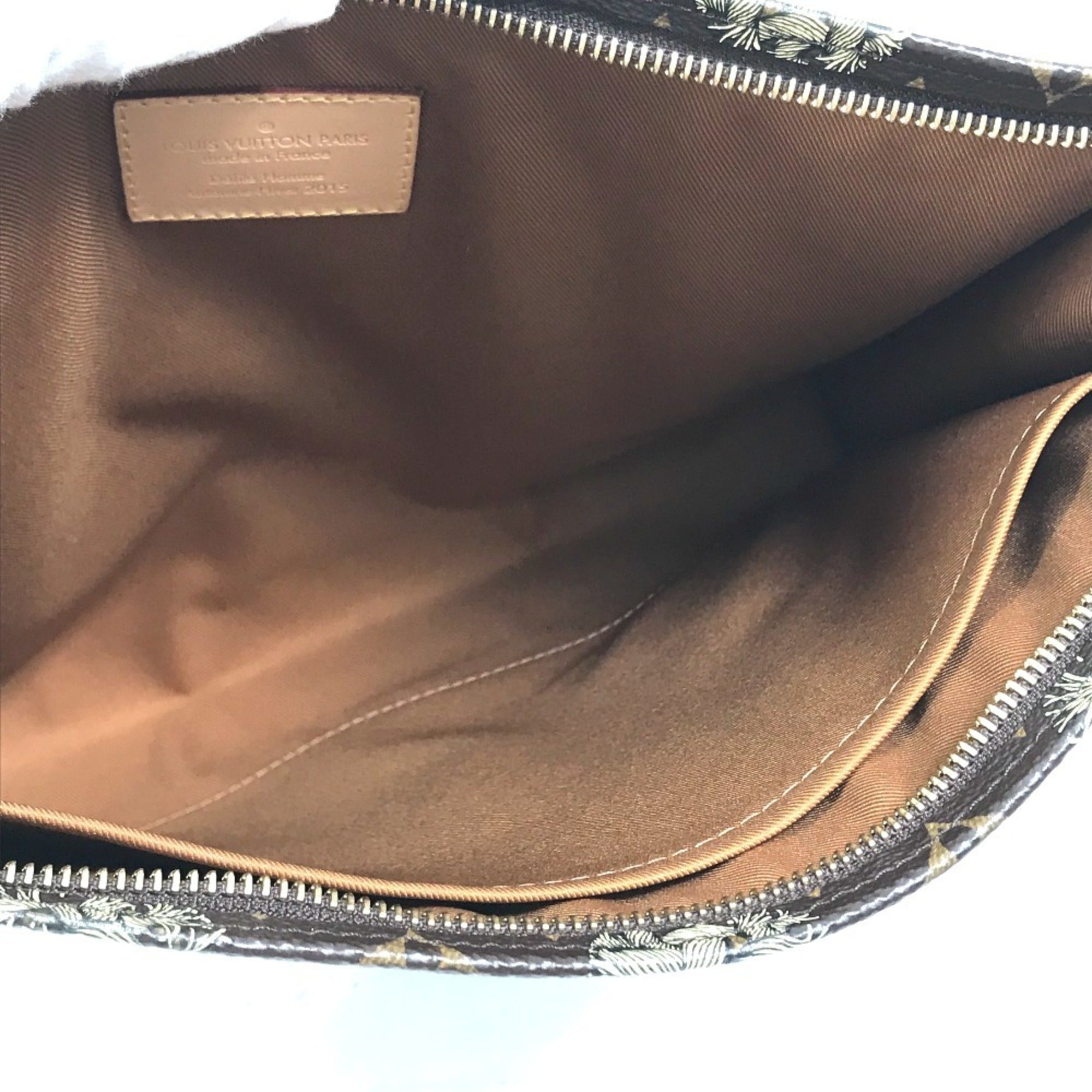 Louis Vuitton Brown Monogram Clutch Bag Pochette