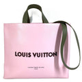 Louis Vuitton Pink Leather Shopping Bag Shoulder Bag Tote Bag