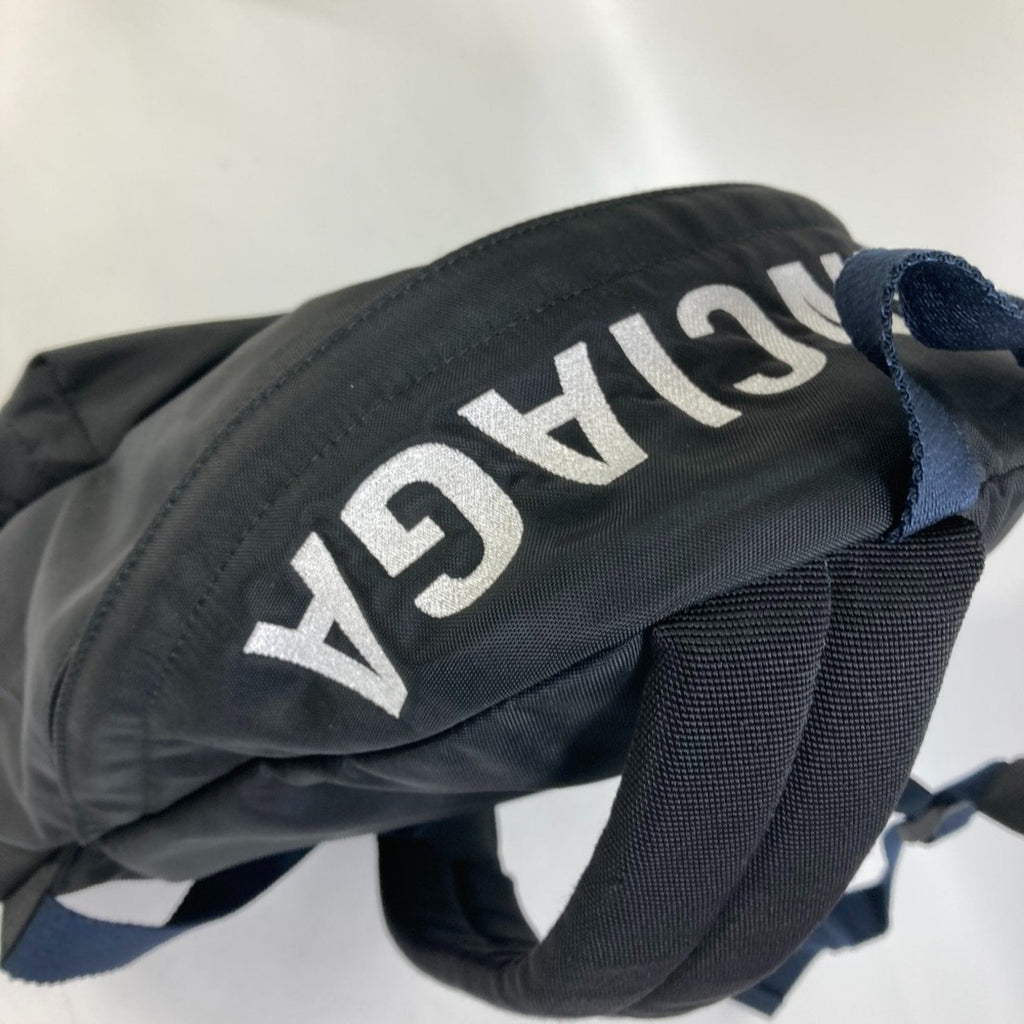 Balenciaga Black Cloth Backpack