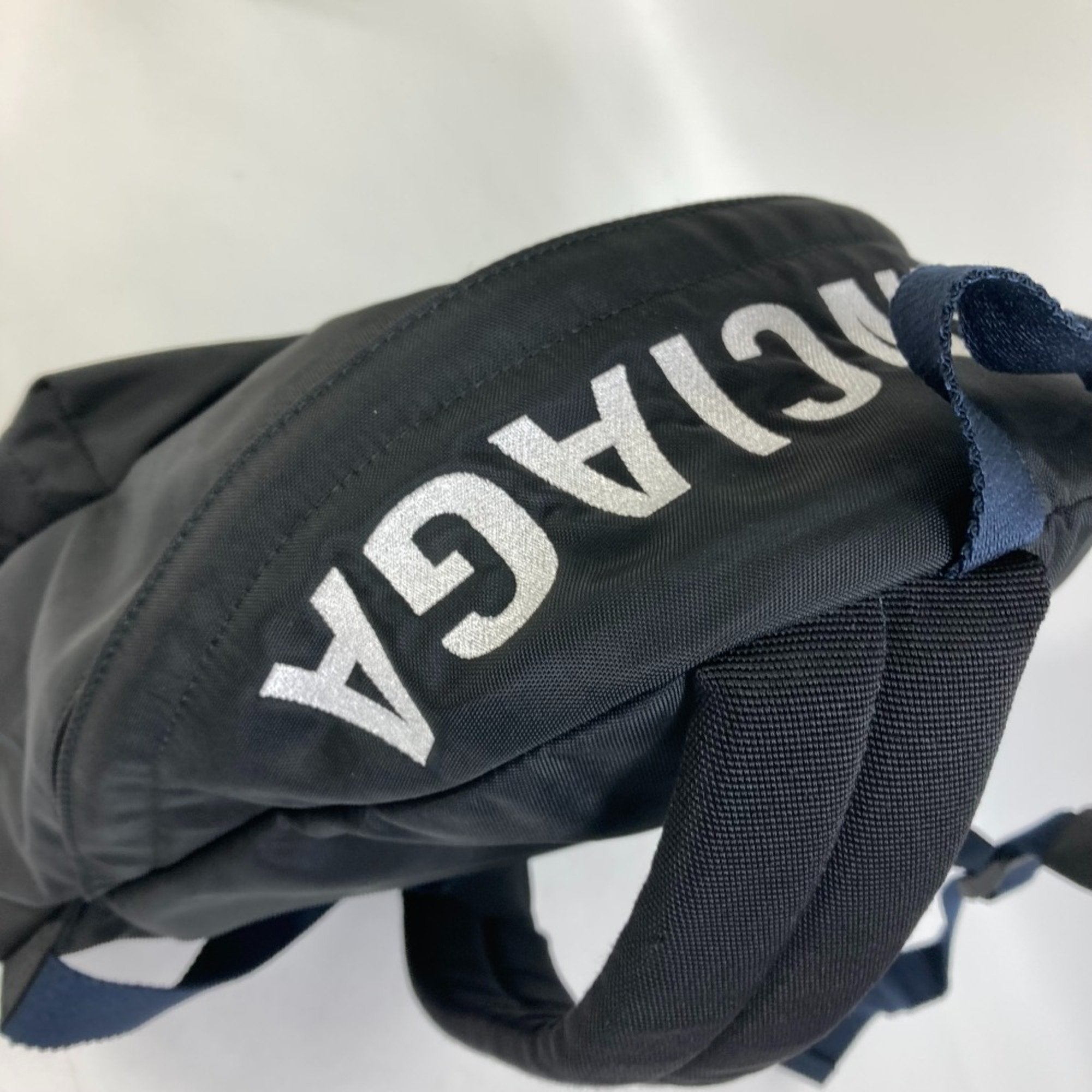 Balenciaga Black Cloth Backpack