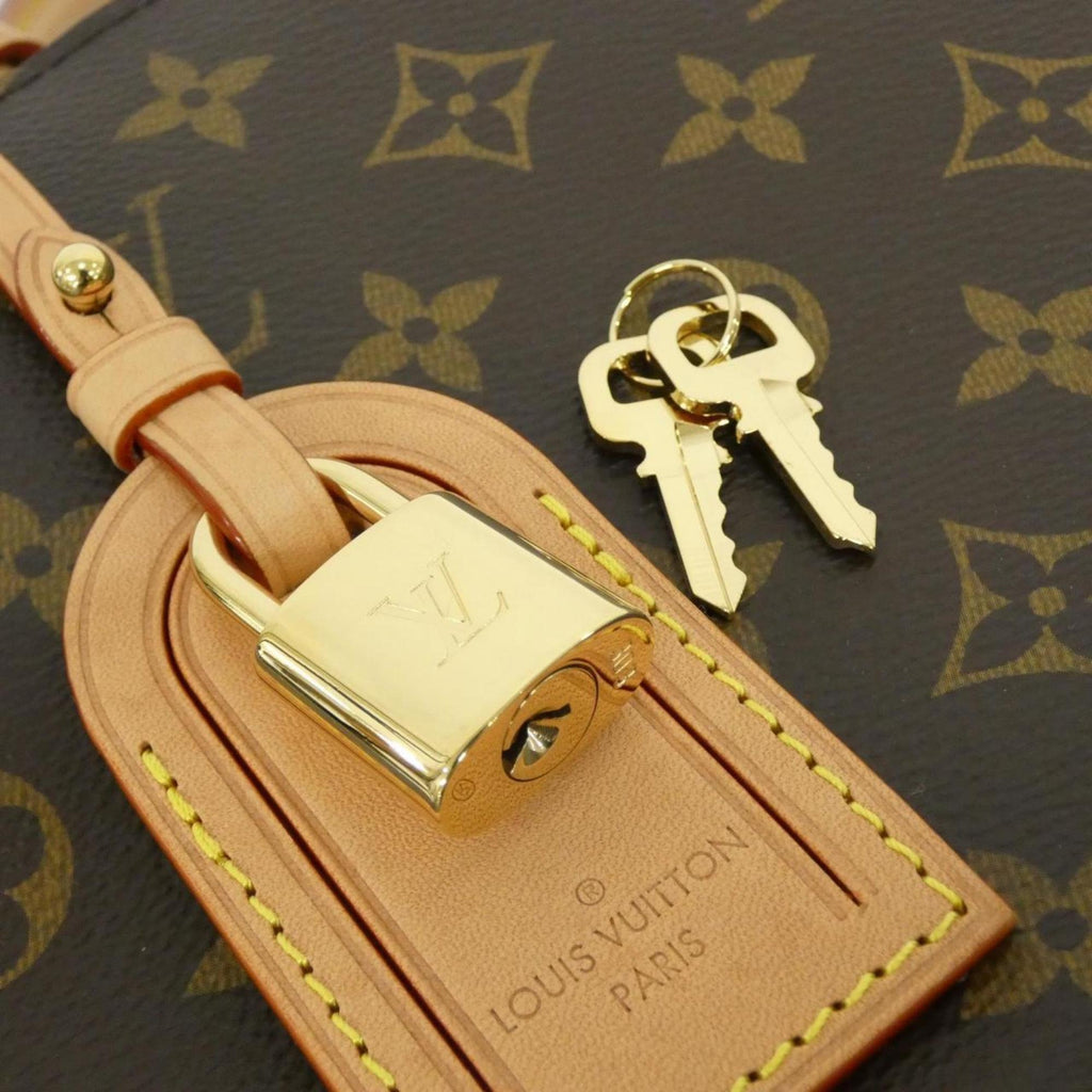 Louis Vuitton Marron Coated Canvas Handbag