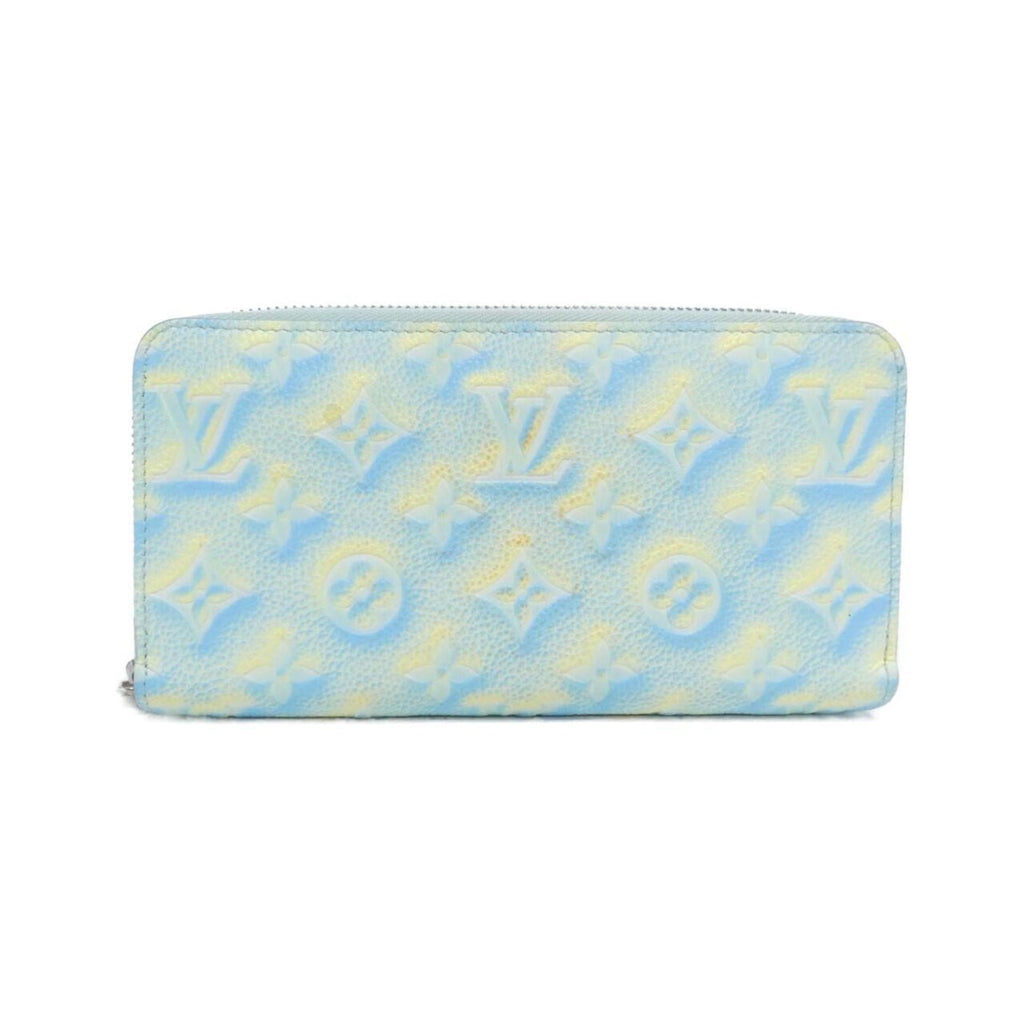 Louis Vuitton Light Green Vert Leather Long Wallet