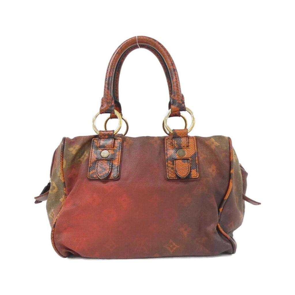 Louis Vuitton Rouge Coated Canvas Handbag