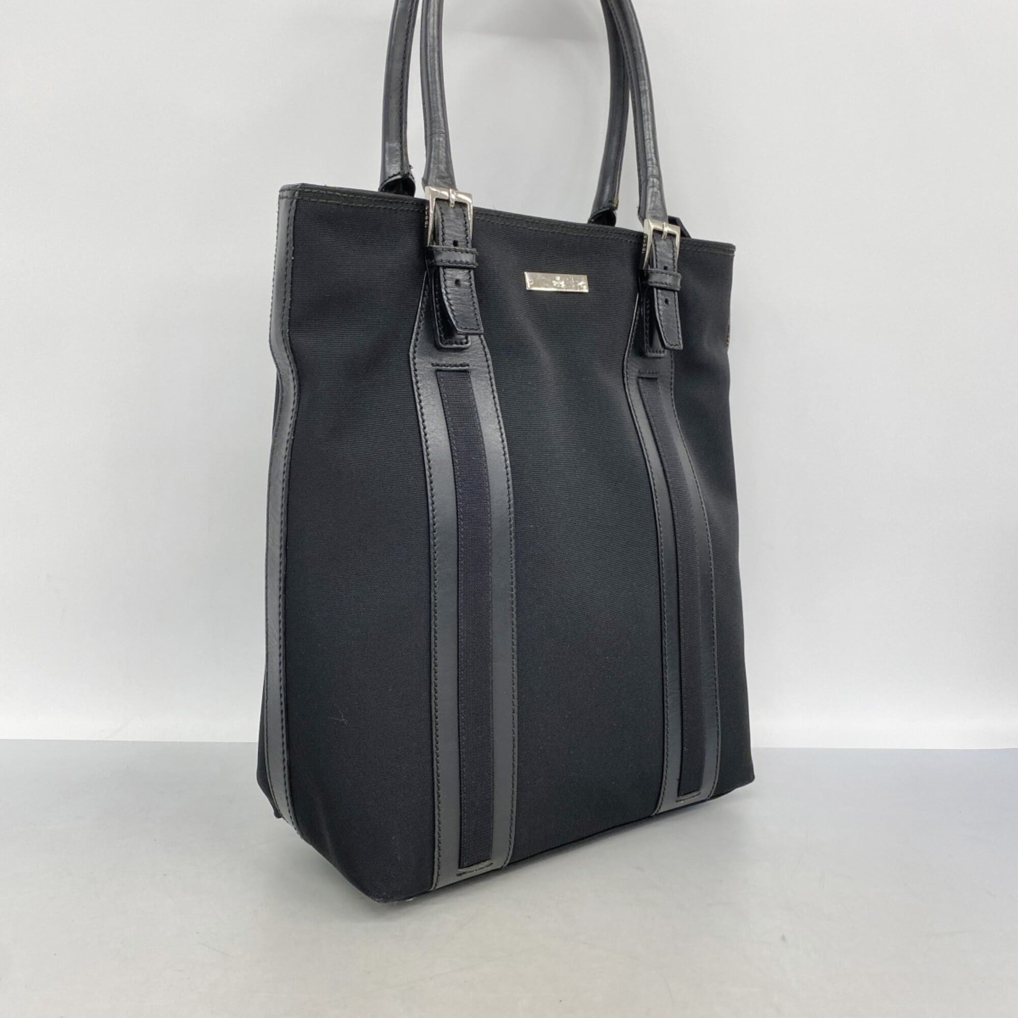 Gucci Black Nylon Tote Bag (Pre-Owned)