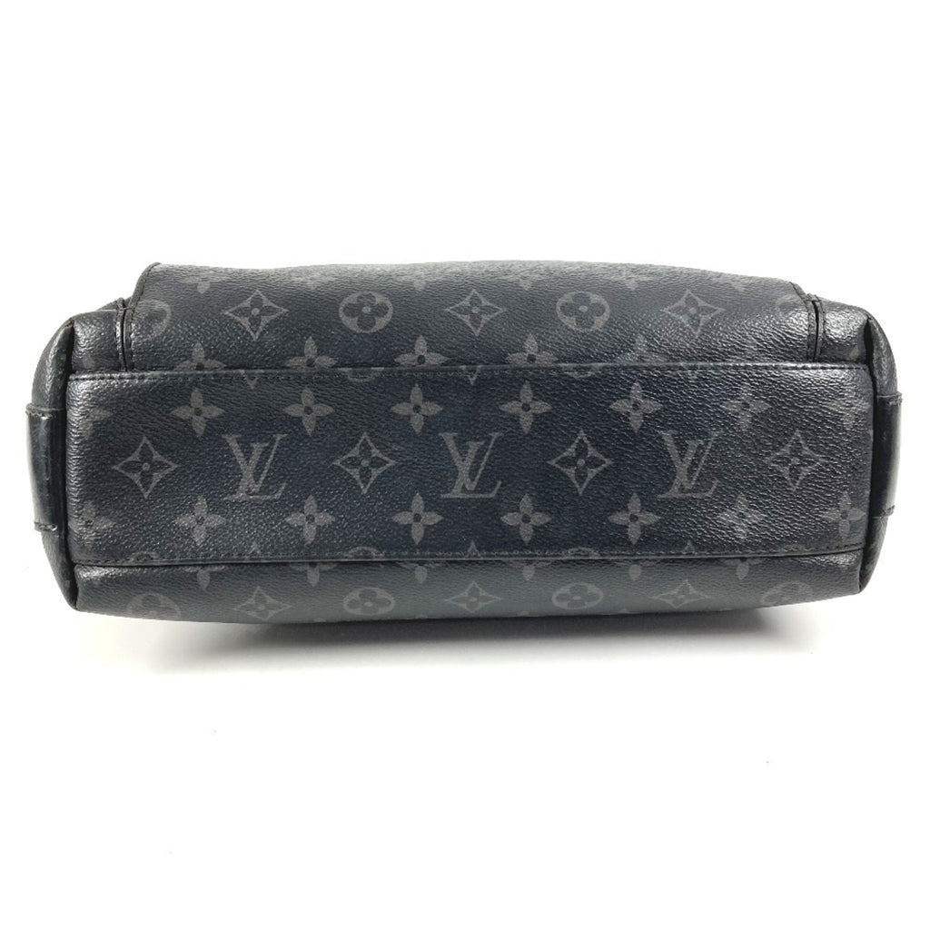 Louis Vuitton Black Monogram Eclipse Canvas Messenger Bag Shoulder Bag