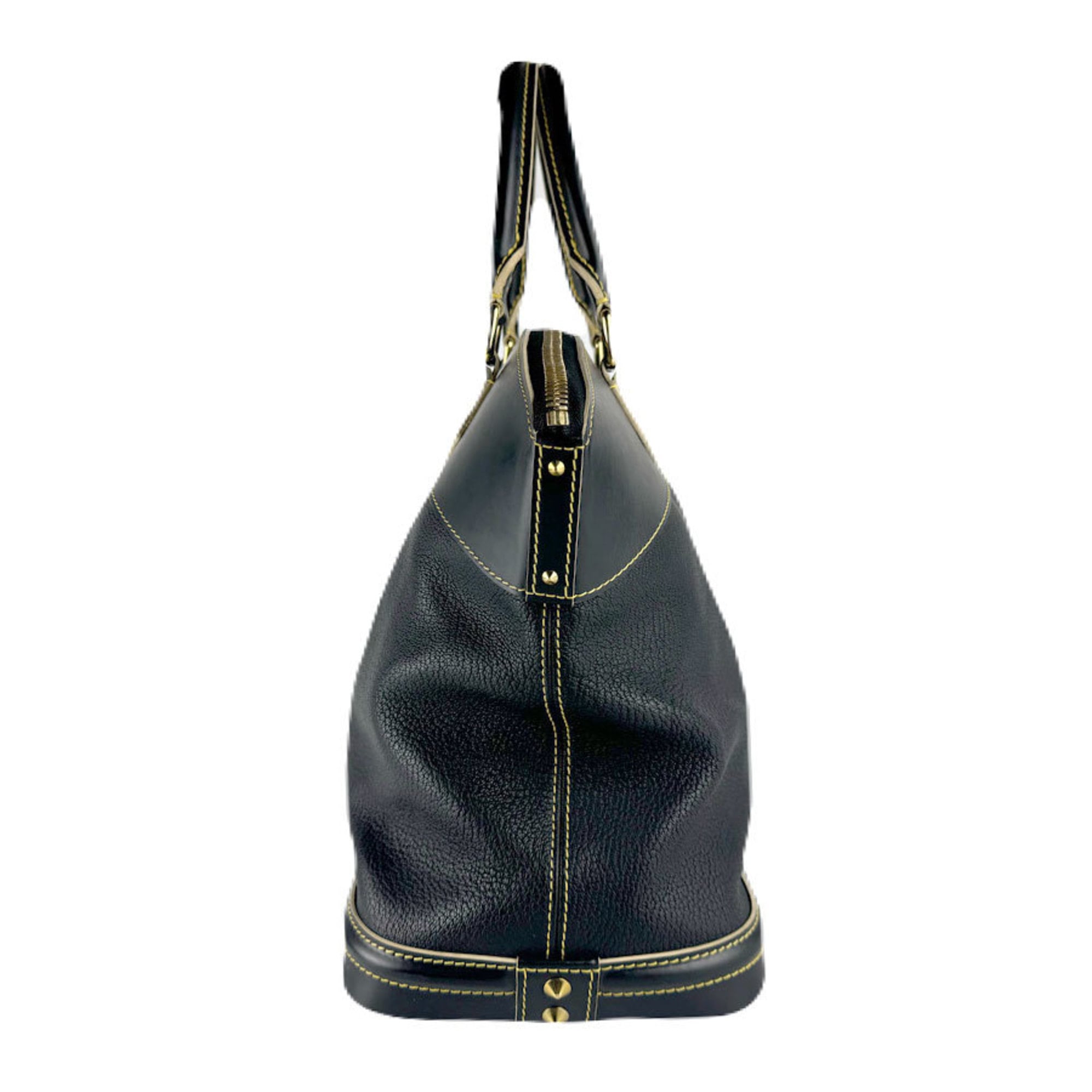 Louis Vuitton Noir Leather Handbag