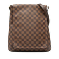 Louis Vuitton Brown Pvc Leather Shoulder Bag
