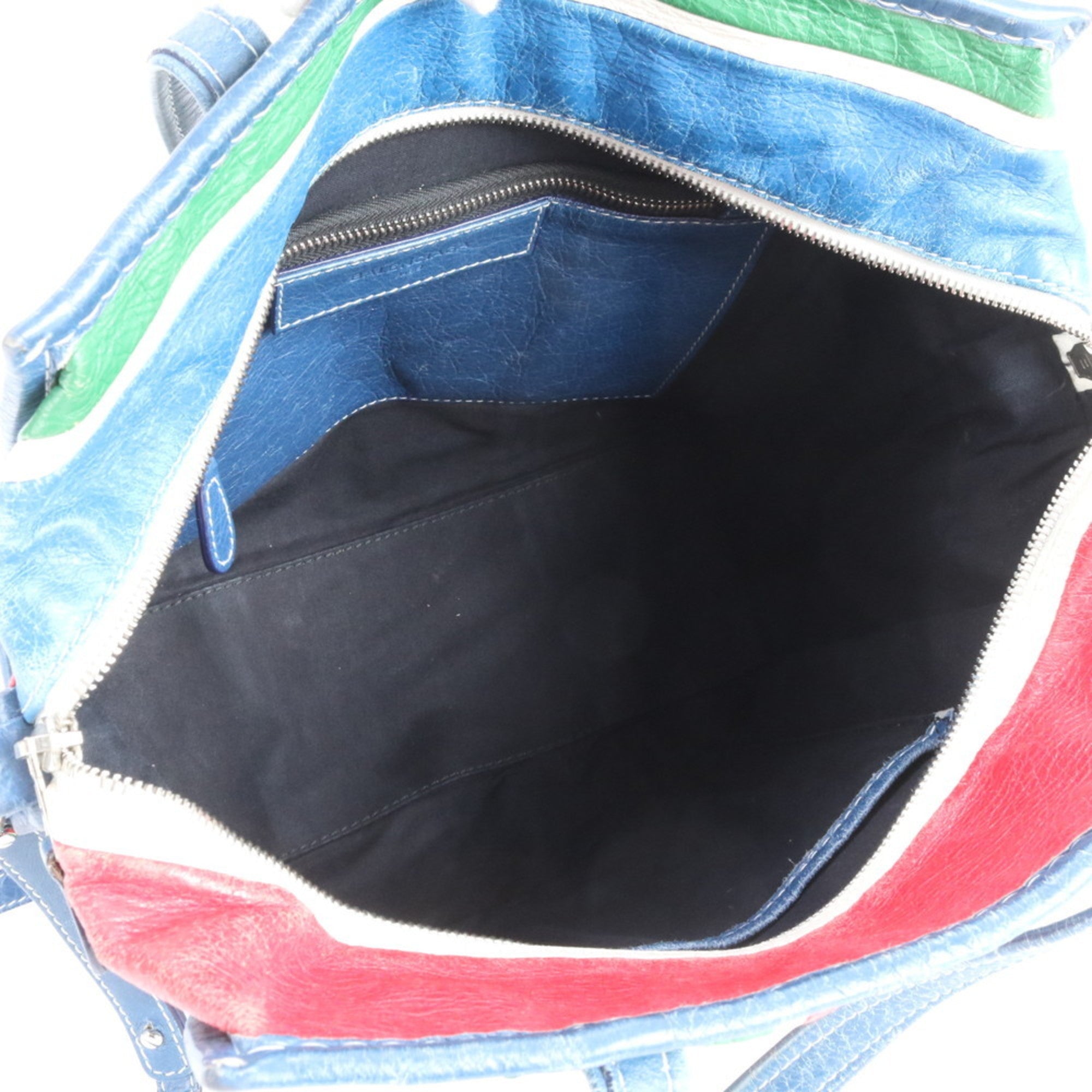 Balenciaga Multi-Color Leather Handbag Tote