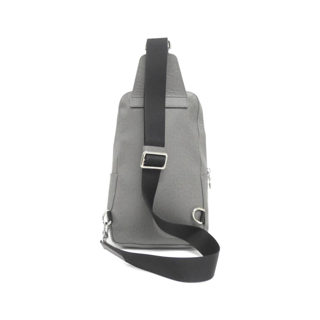 Louis Vuitton Taiga Gris Leather Handbag