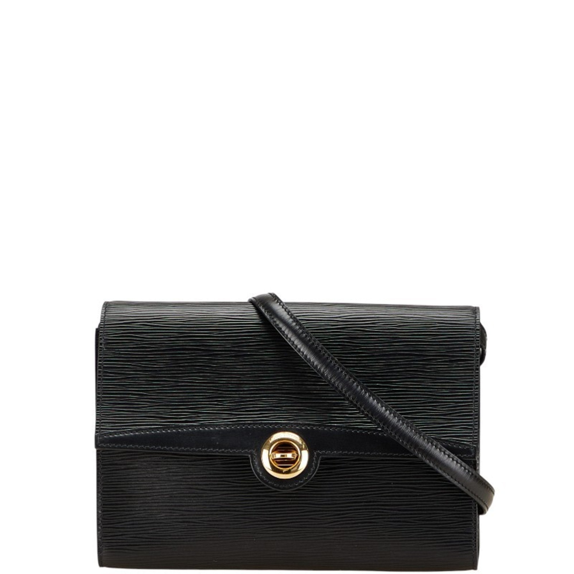 Louis Vuitton Epi Black Noir Leather Shoulder Bag