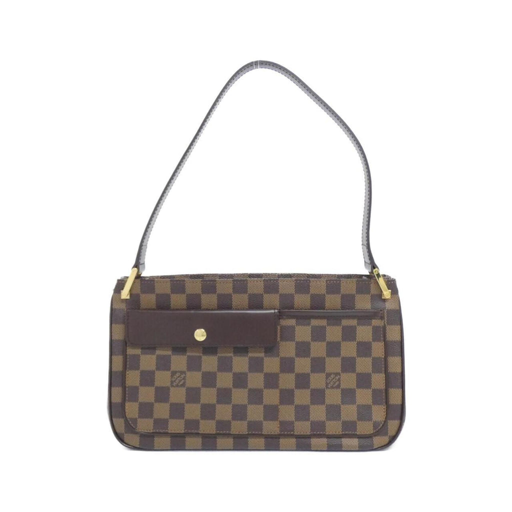 Louis Vuitton Brown Coated Canvas Shoulder Bag