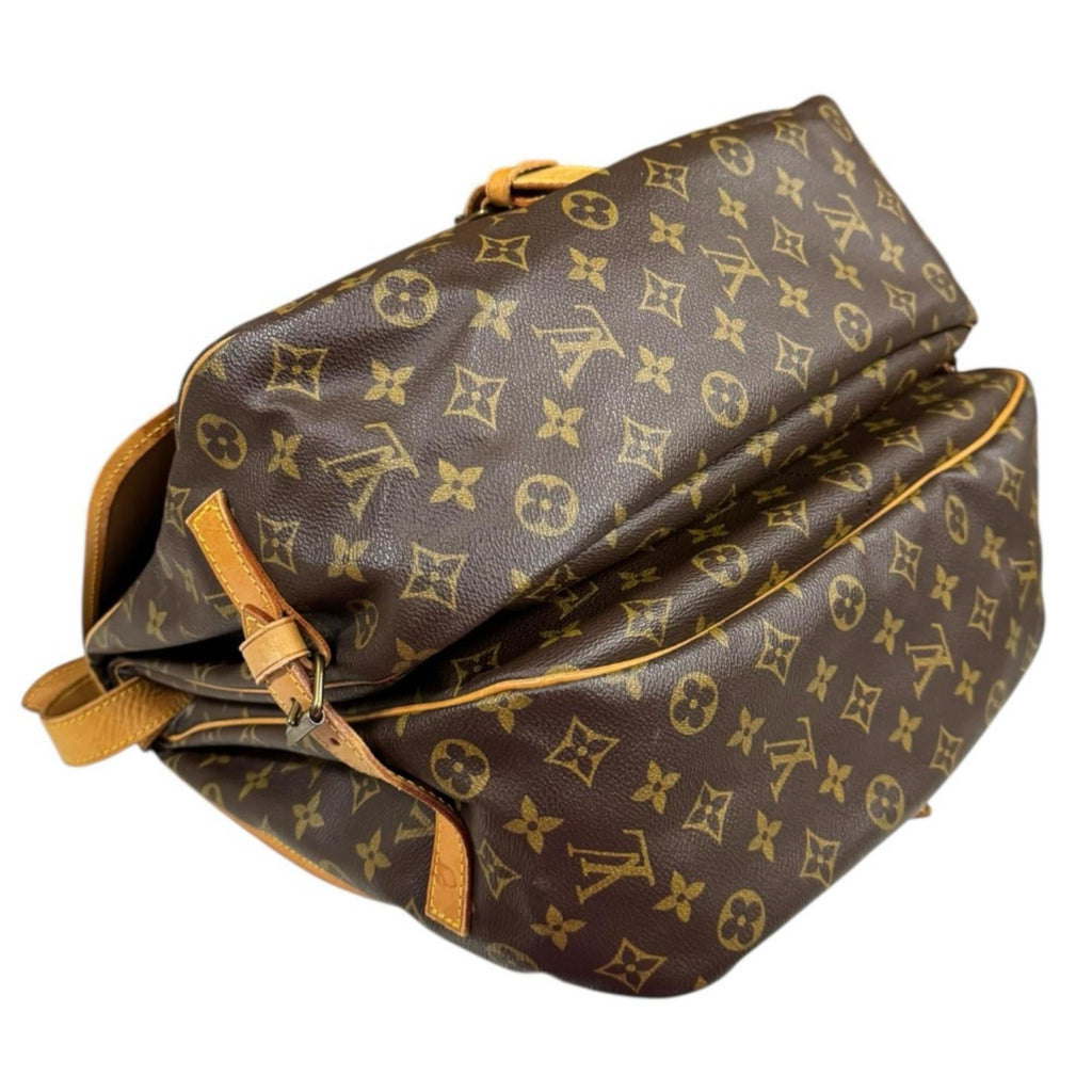Louis Vuitton Brown Monogram Canvas Shoulder Bag