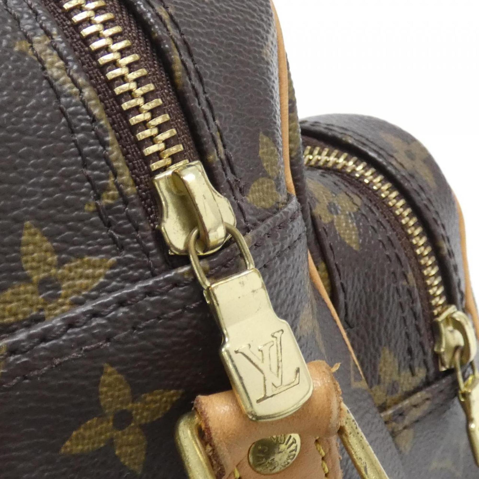 Louis Vuitton Marron Coated Canvas Shoulder Bag