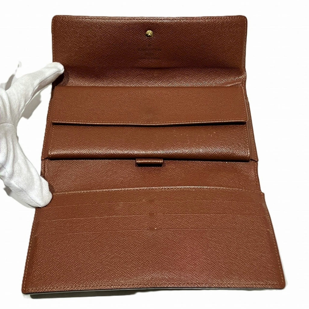 Louis Vuitton Monogram Brown Monogram Monogram Long Wallet