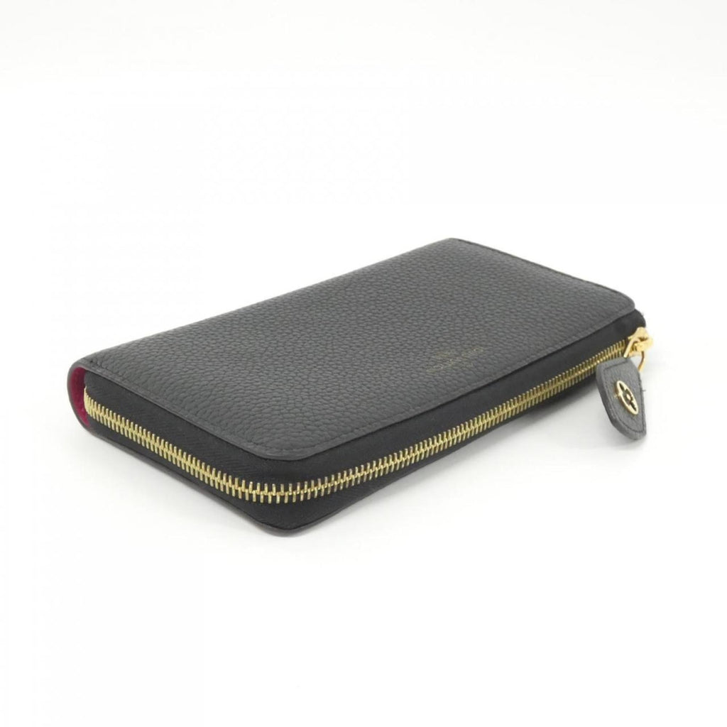 Louis Vuitton Black Leather Long Wallet