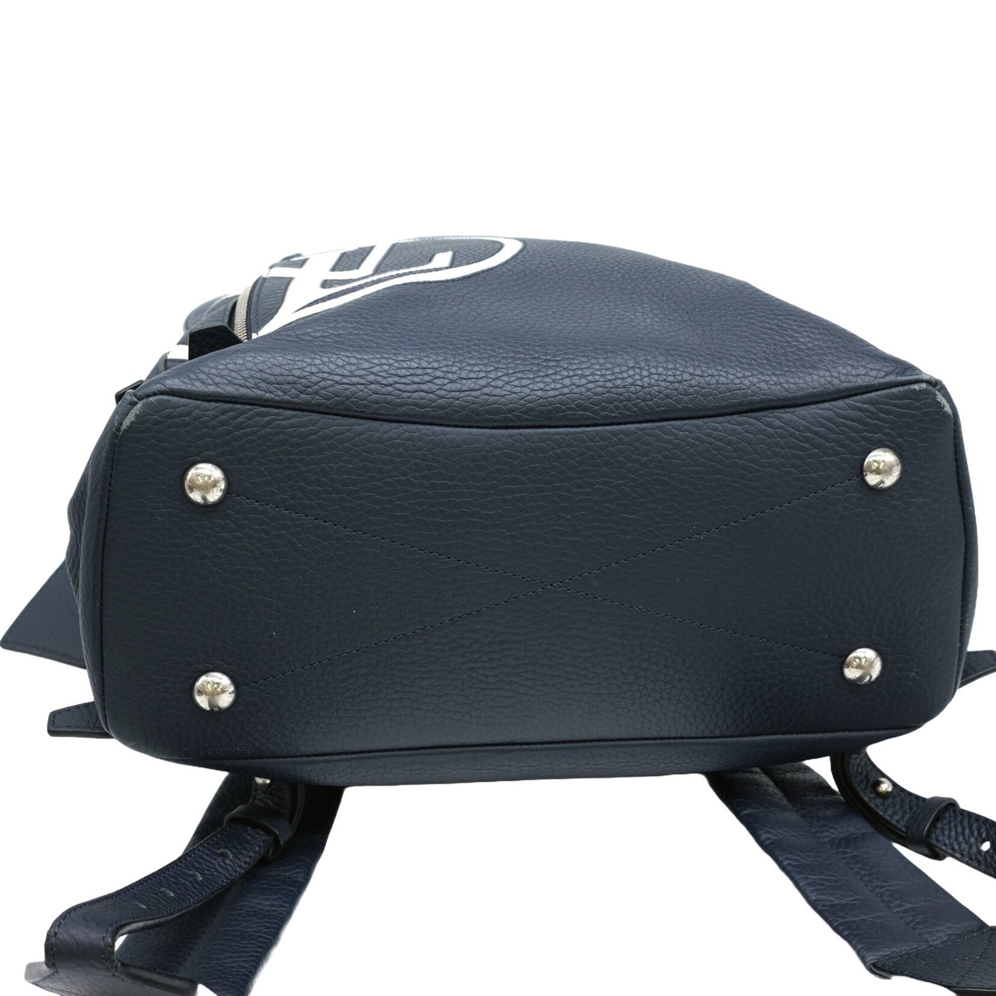 Louis Vuitton Dark Navy Leather Backpack