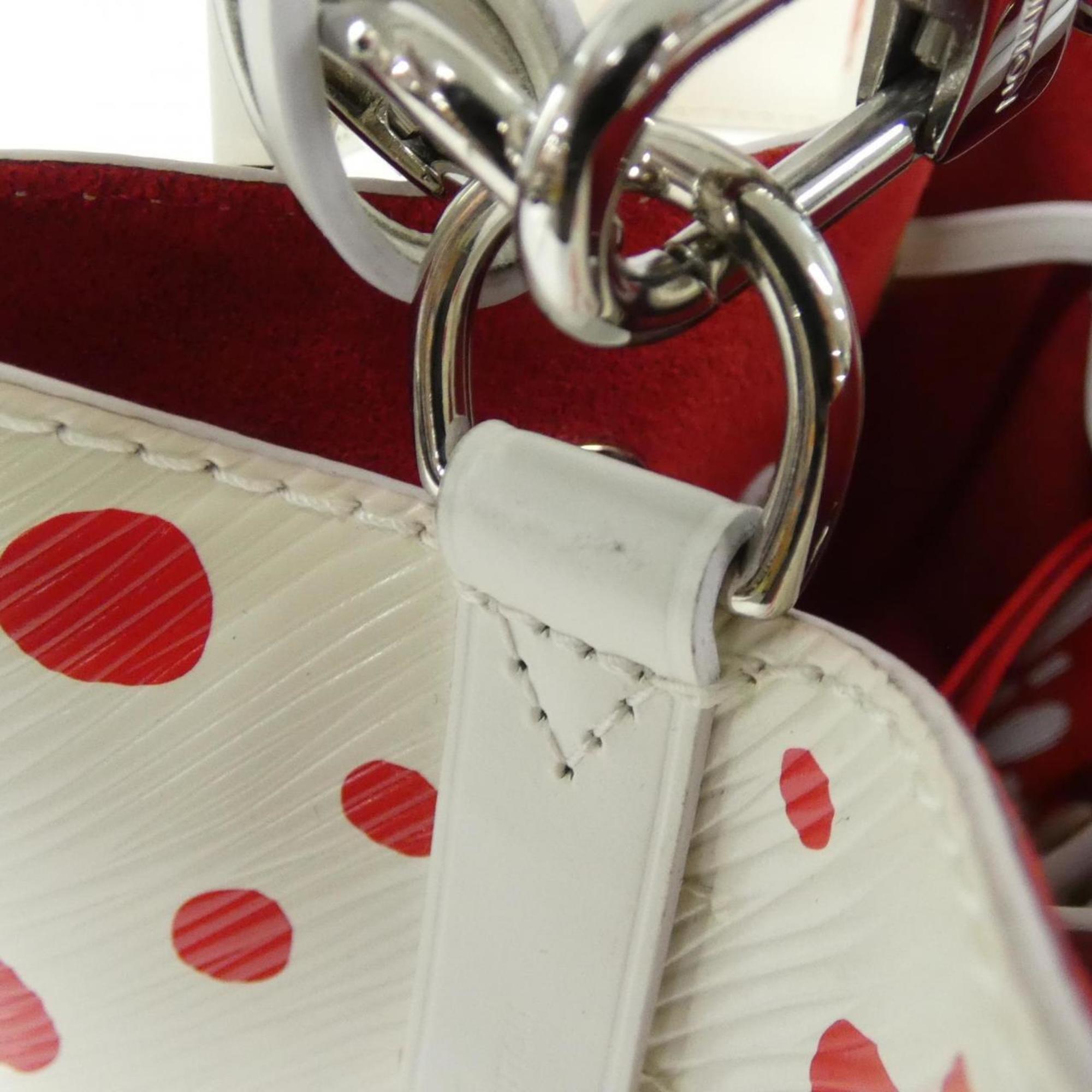 Louis Vuitton Rouge White Leather Shoulder Bag