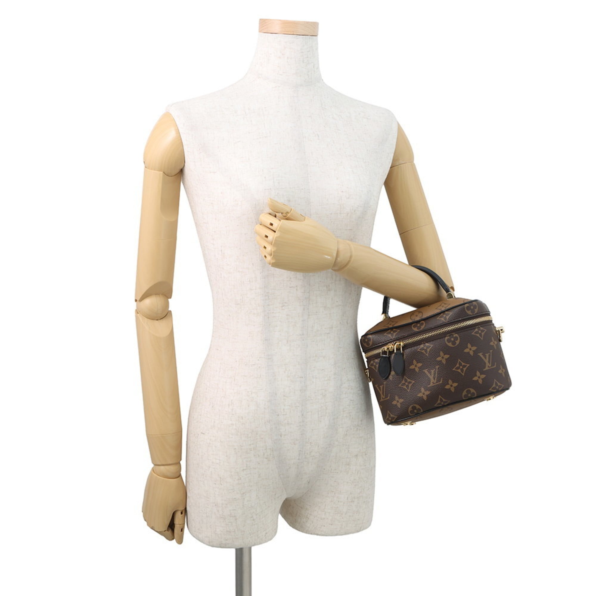 Louis Vuitton Noir Monogram Reverse Monogram Handbag