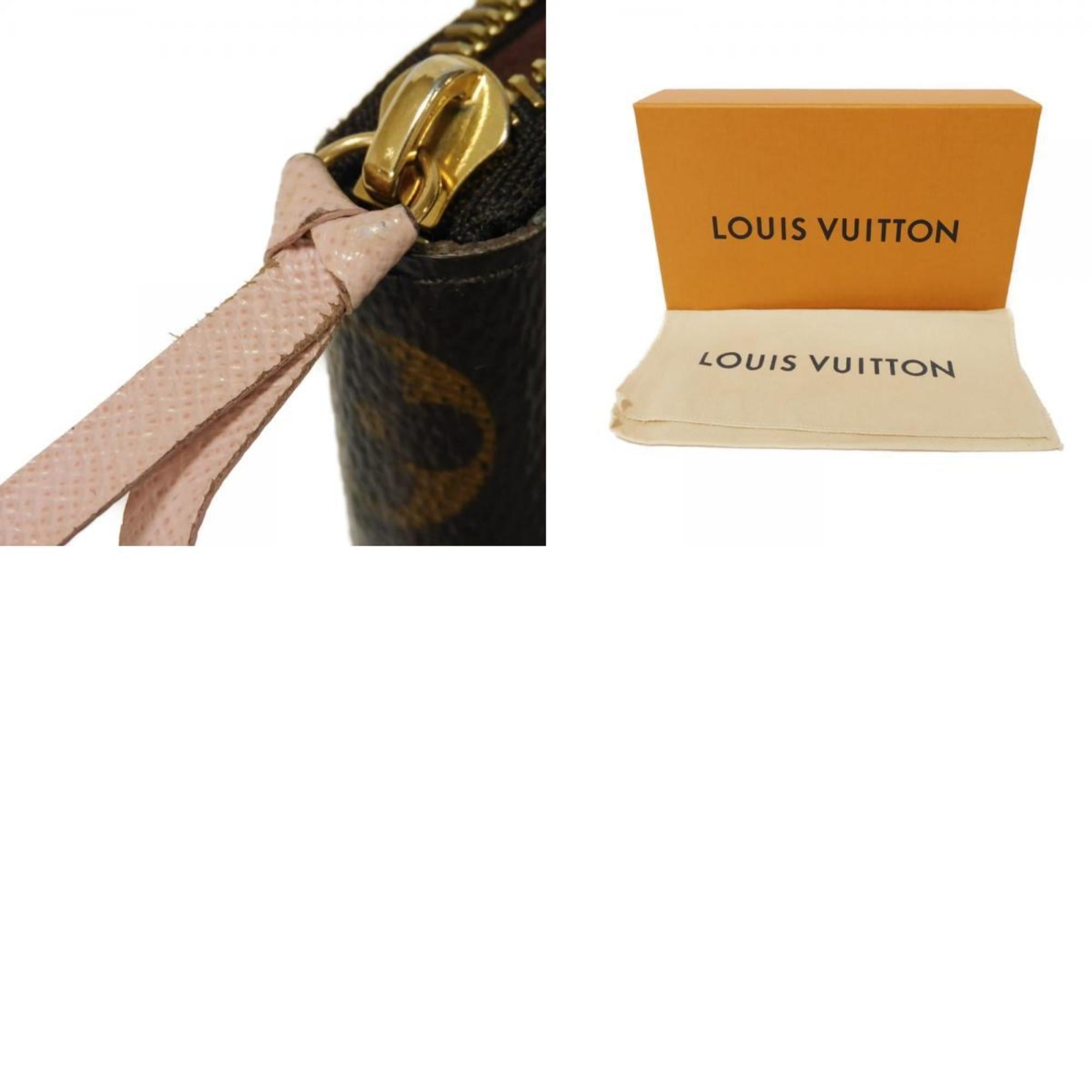 Louis Vuitton Brown Monogram Pink Rose Ballerine Monogram Canvas Leather Long Wallet