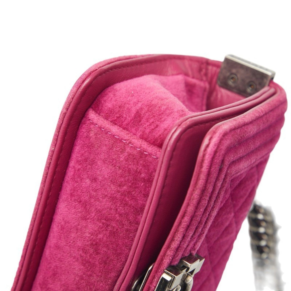Chanel Pink Leather Shoulder Bag