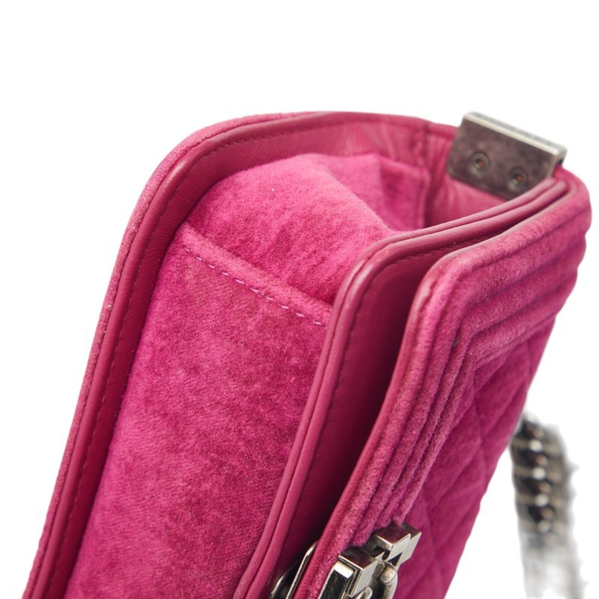 Chanel Pink Leather Shoulder Bag