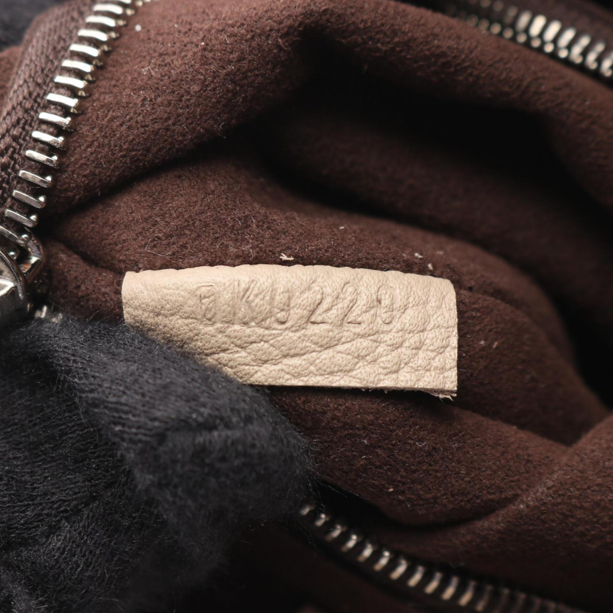 Louis Vuitton Beige Leather Handbag