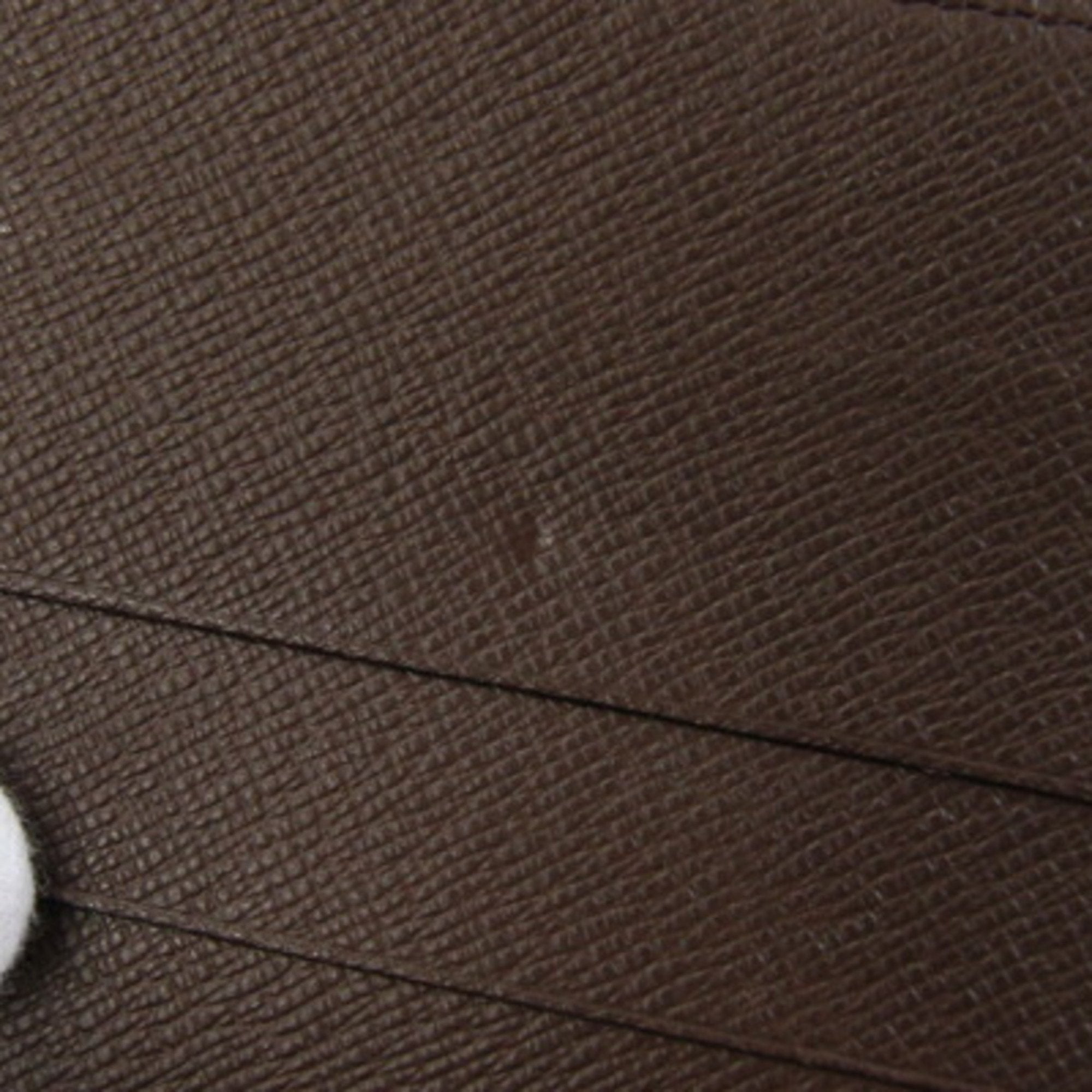 Louis Vuitton Brown Damier Canvas Wallet (Tri-Fold)
