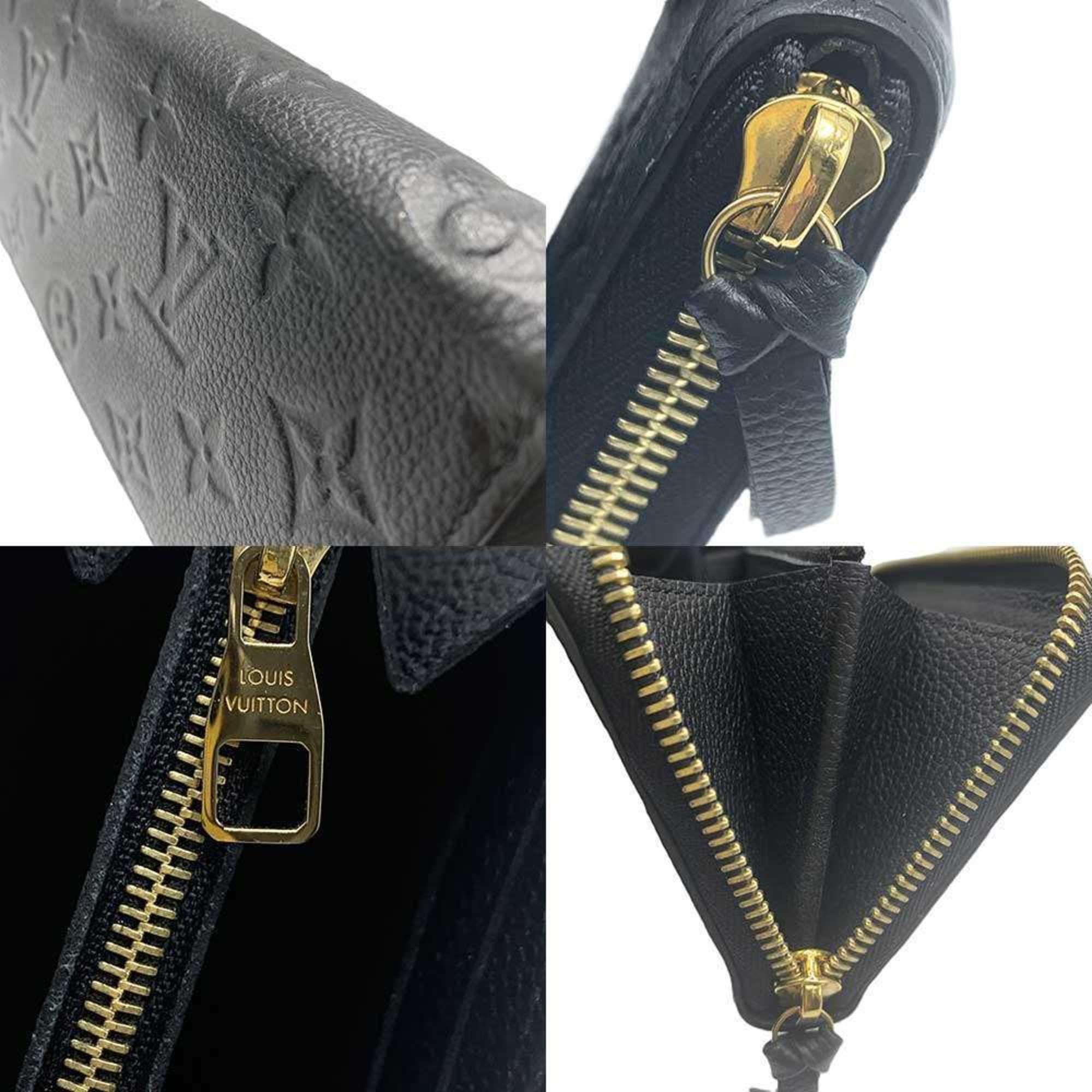 Louis Vuitton Black Monogram Empreinte Long Wallet