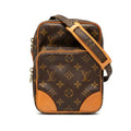 Louis Vuitton Brown Pvc Leather Shoulder Bag