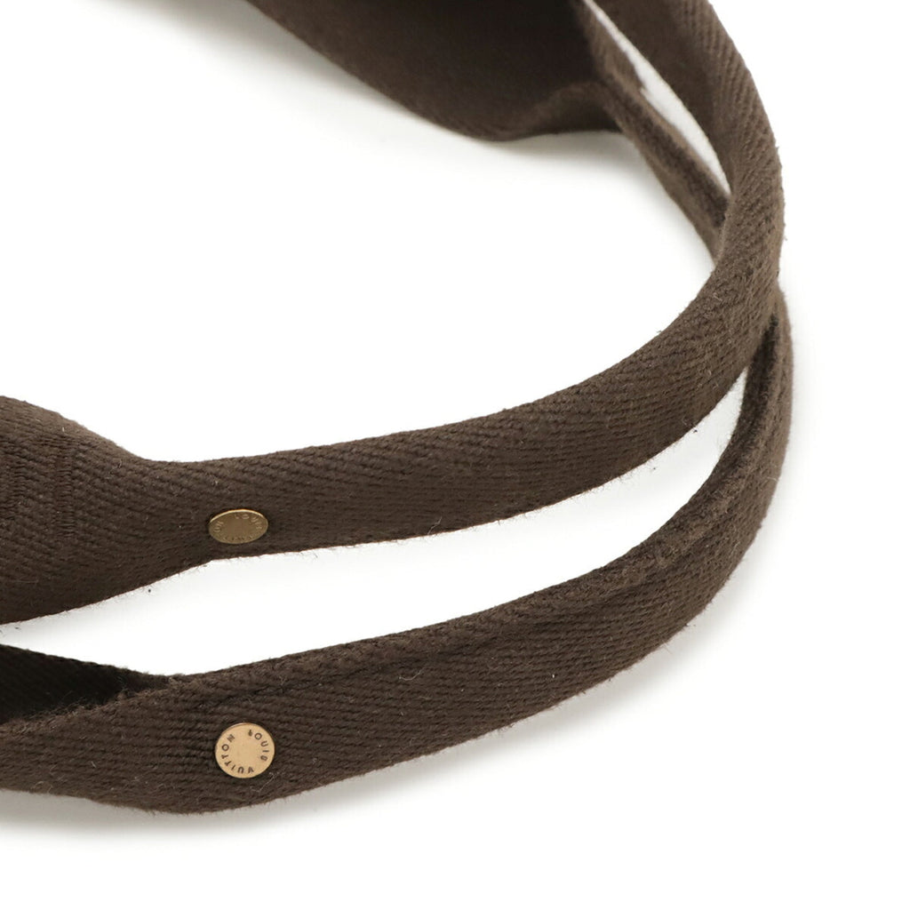 Louis Vuitton Brown Canvas Shoulder Bag Tote Bag