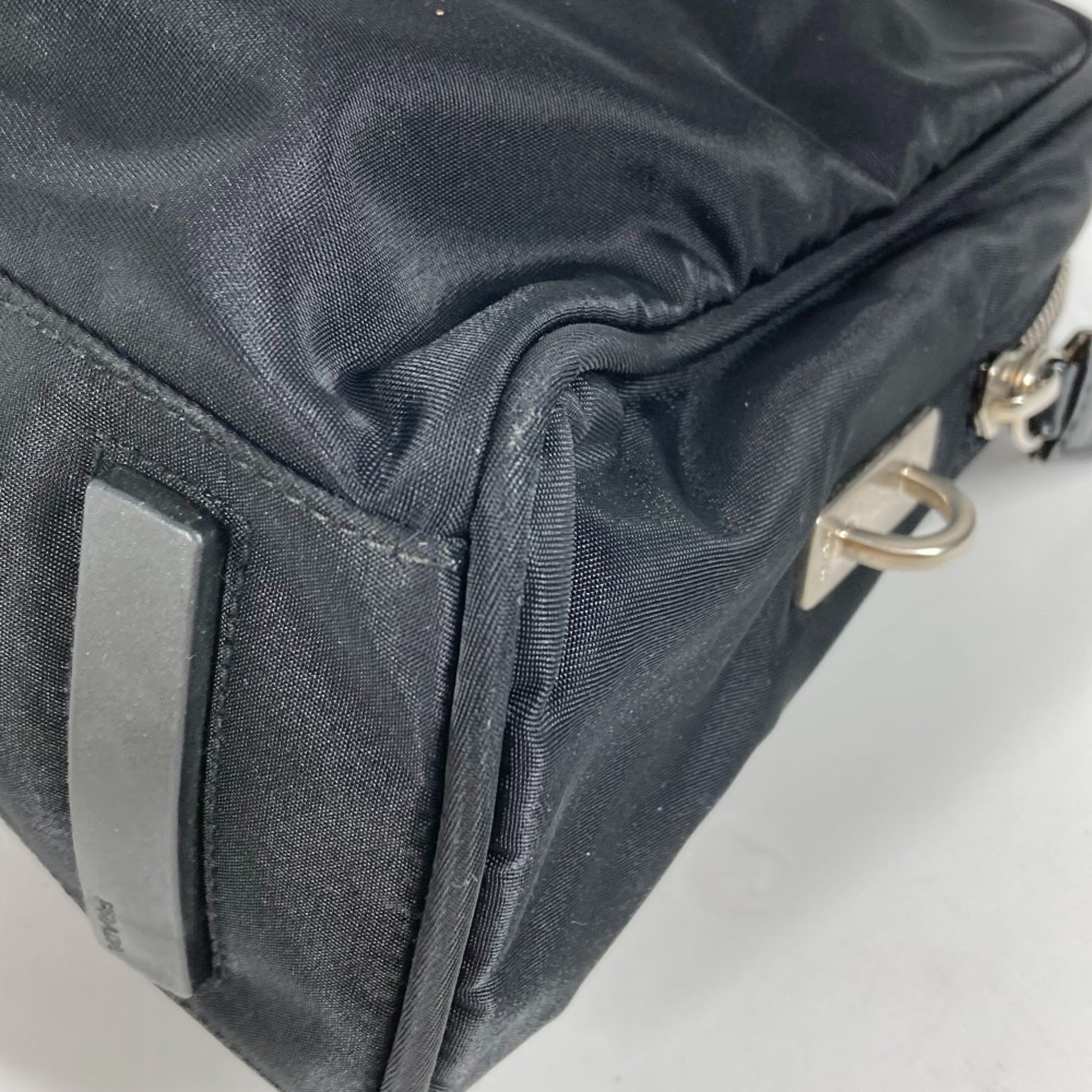Prada Black Cloth Handbag