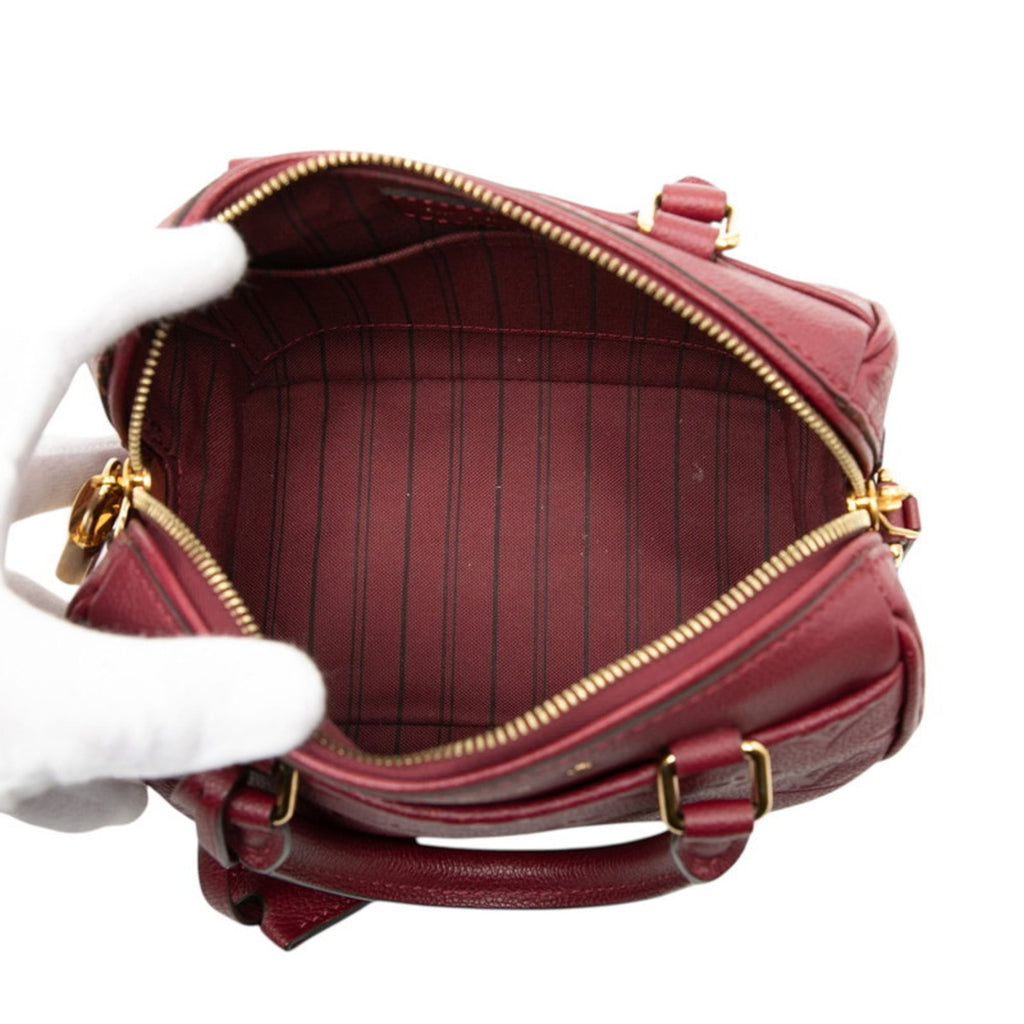 Louis Vuitton Bordeaux Red Color Wine Leather Shoulder Bag