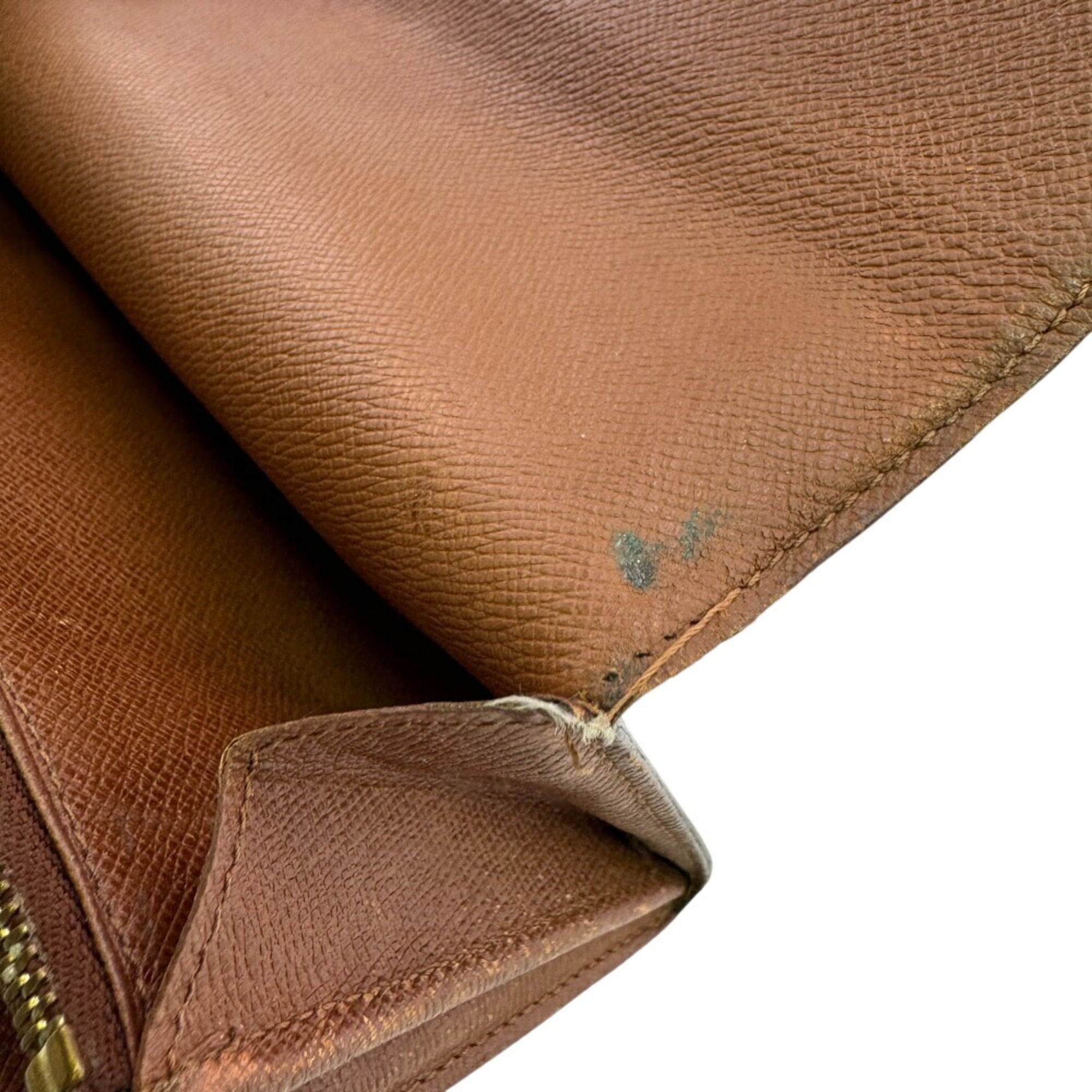 Louis Vuitton Monogram Brown Leather Wallet