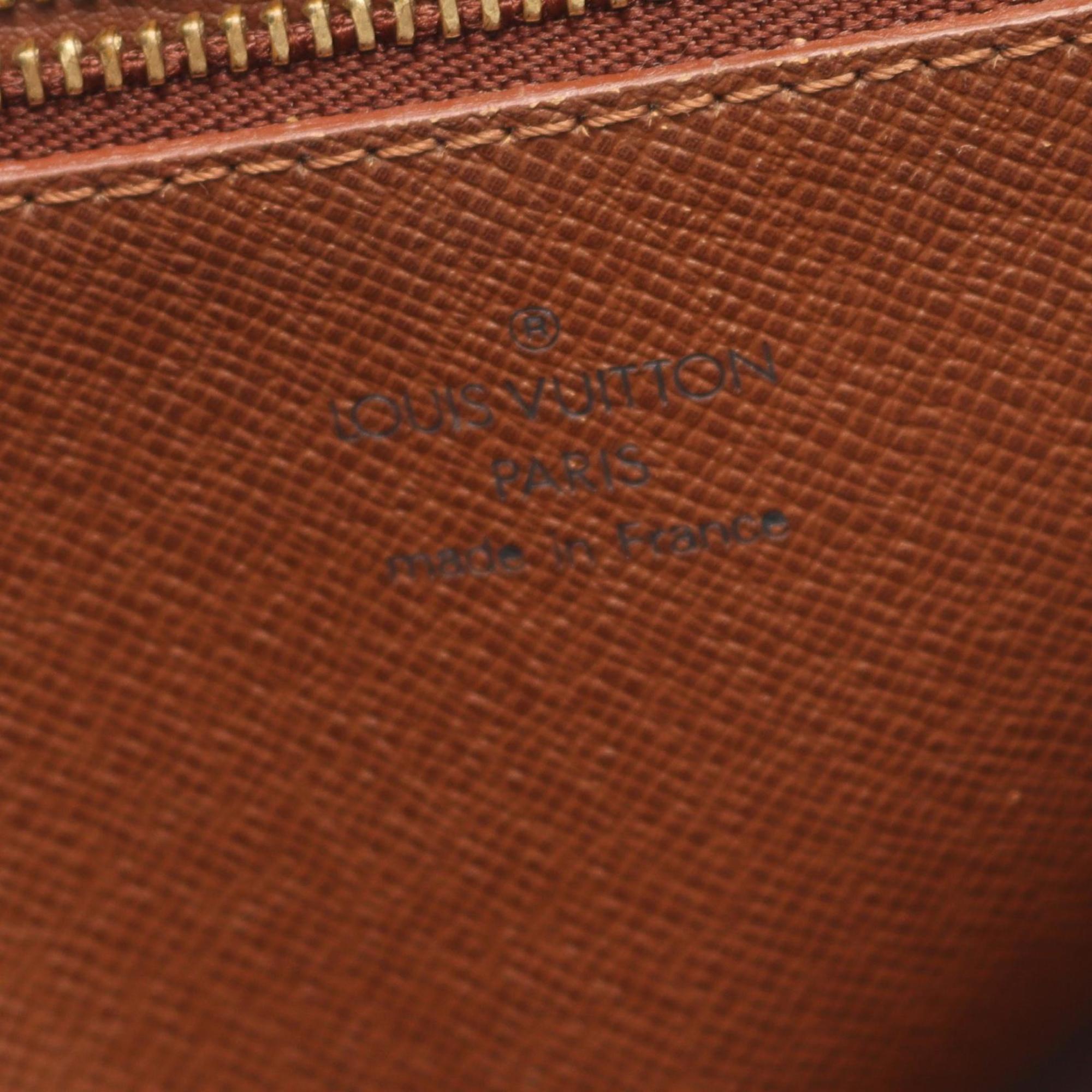 Louis Vuitton Brown Coated Canvas Pvc Monogram Leather Shoulder Bag